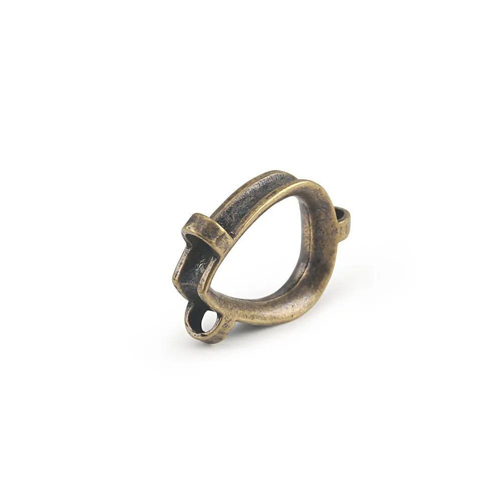 Handmade 2Pcs Ring Knife Beads Paracord Brass Bead Handmade Size ONE SIZE - 10 Thumbnail