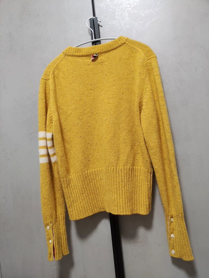 Thom Browne Thom Browne Yellow long-sleeved sweater Size US M / EU 48-50 / 2 - 2 Thumbnail