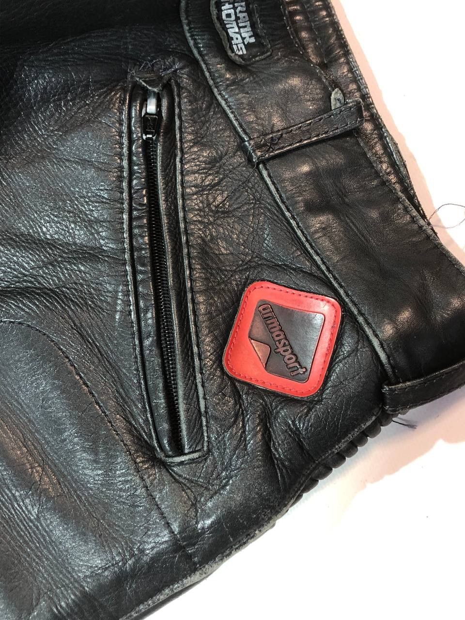 Vintage Frank Thomas Racing Moto Leather Pants Vintage Size US 34 / EU 50 - 5 Thumbnail