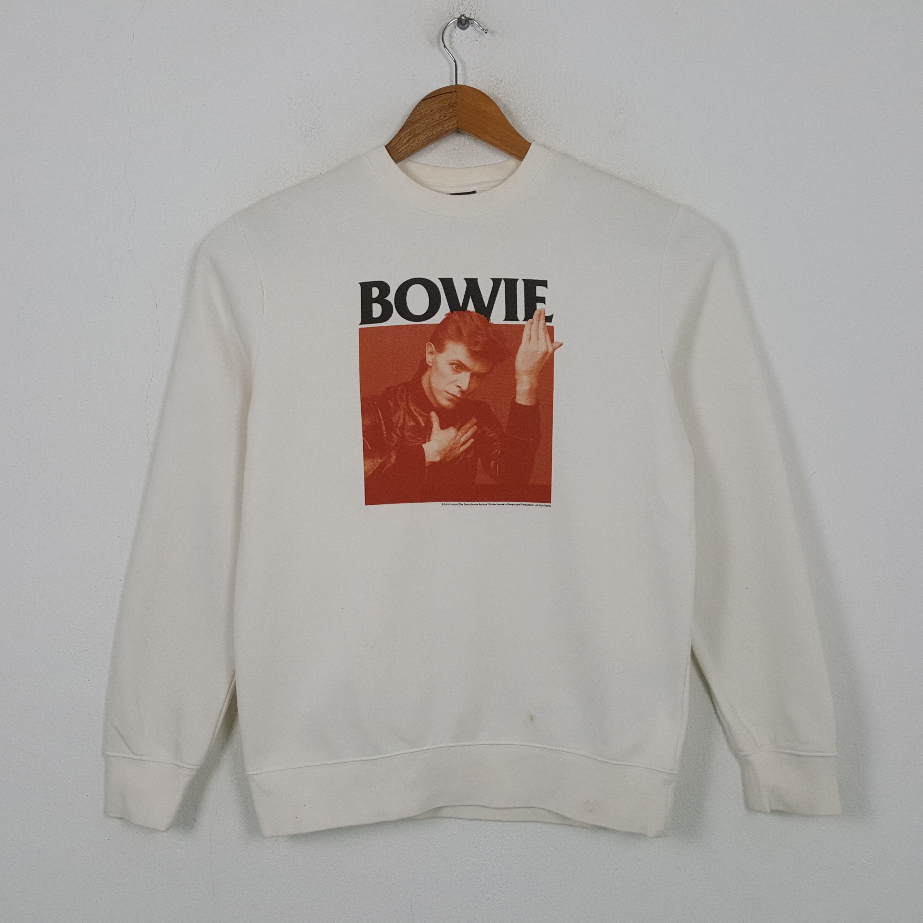 Japanese Brand Vintage Devid Bowie English Singer Songwriter Sweatshirt RR2 Size US M / EU 48-50 / 2 - 1 Thumbnail