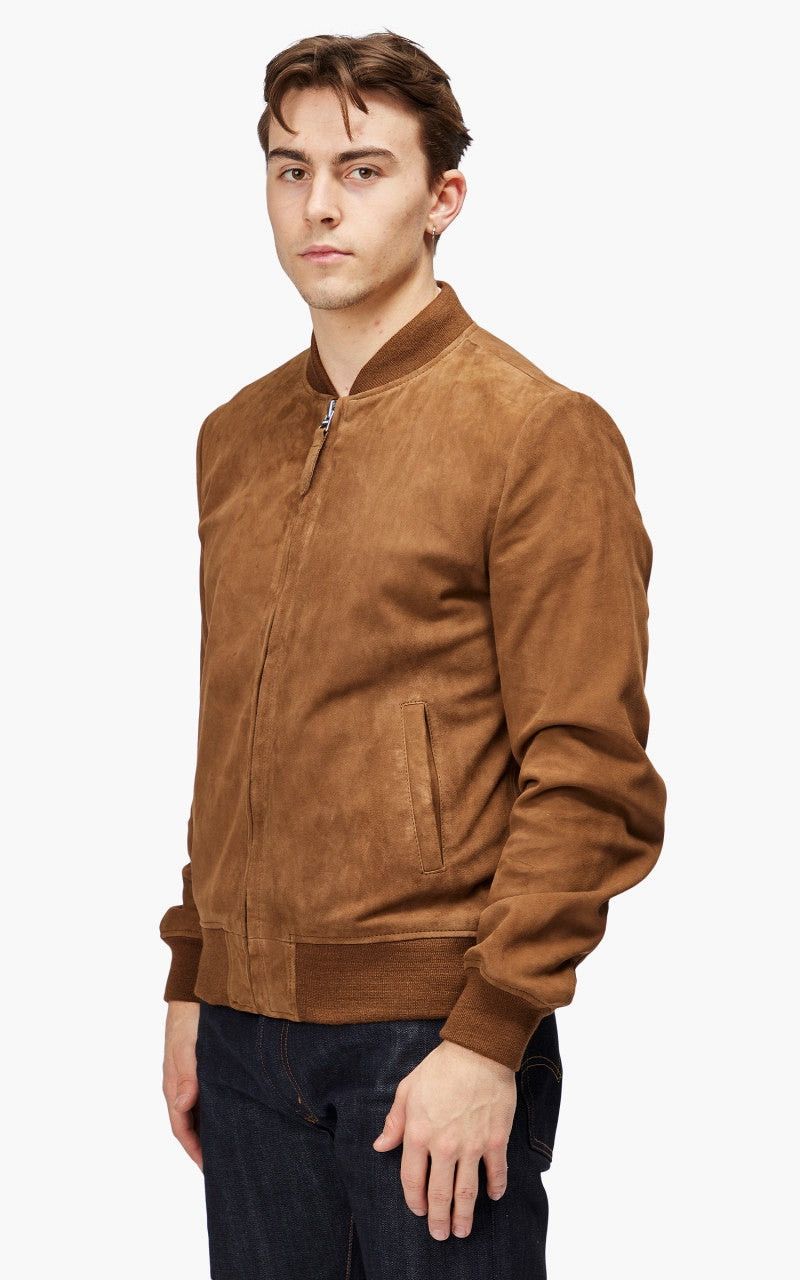 Schott 🇺🇸 NEW❗️Schott NYC Suede Leather Bomber Jacket Rust Rare Retro Size US M / EU 48-50 / 2 - 3 Thumbnail