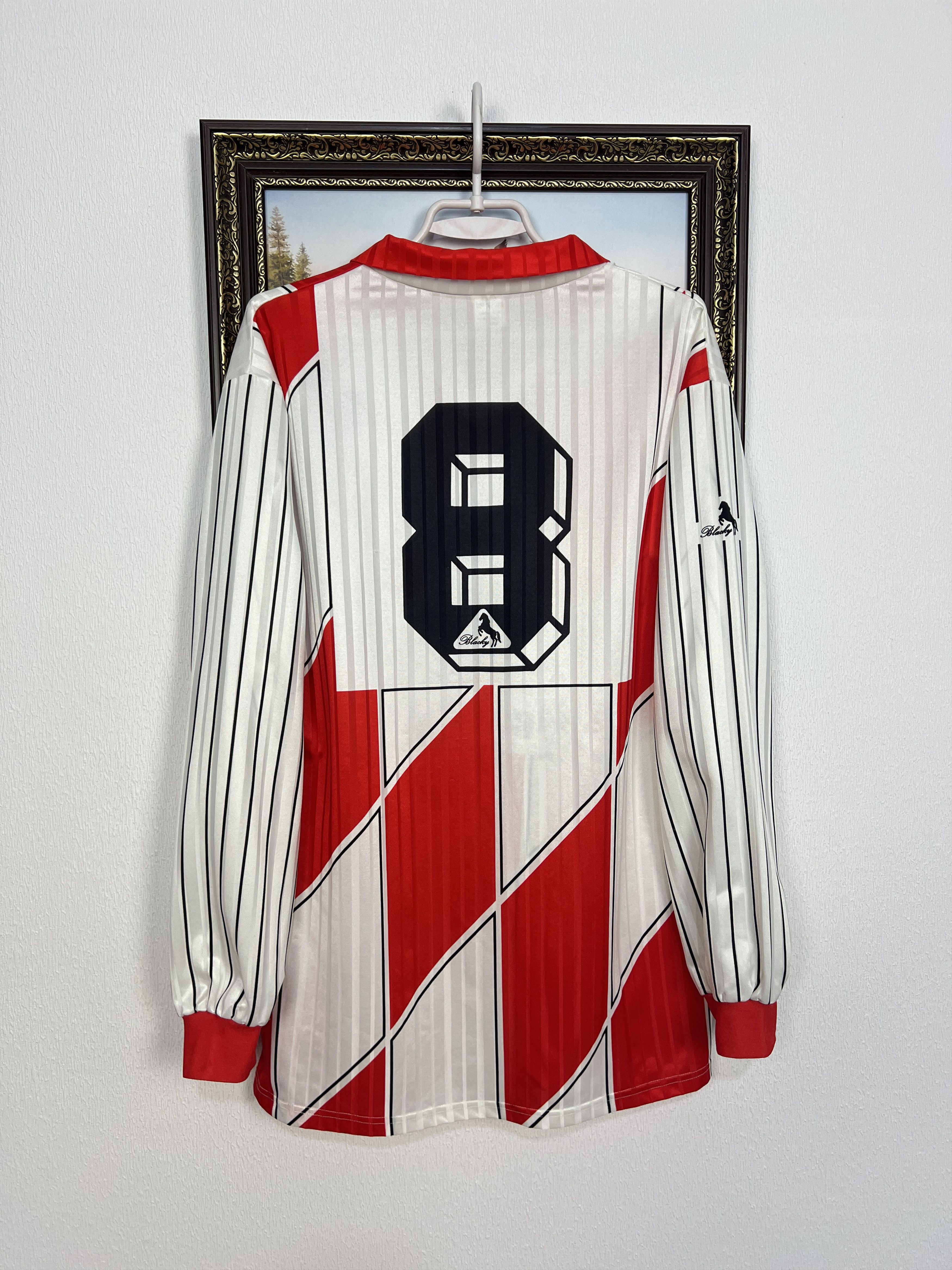 Vintage Switzerland Football Template Long Sleeve Shirt Jersey Size US L / EU 52-54 / 3 - 7 Thumbnail