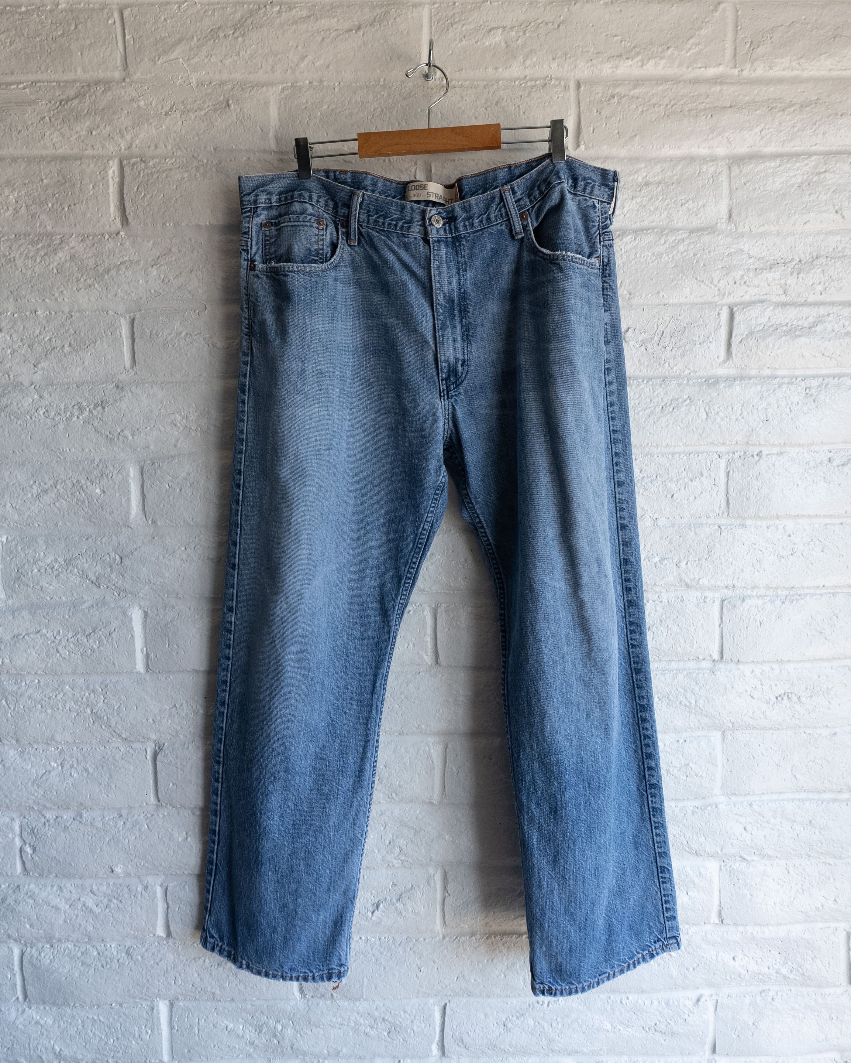 Levi's Vintage 2000s Levi's 569 Jeans Y2K Loose Baggy Men's 40 Size US 40 / EU 56 - 1 Thumbnail