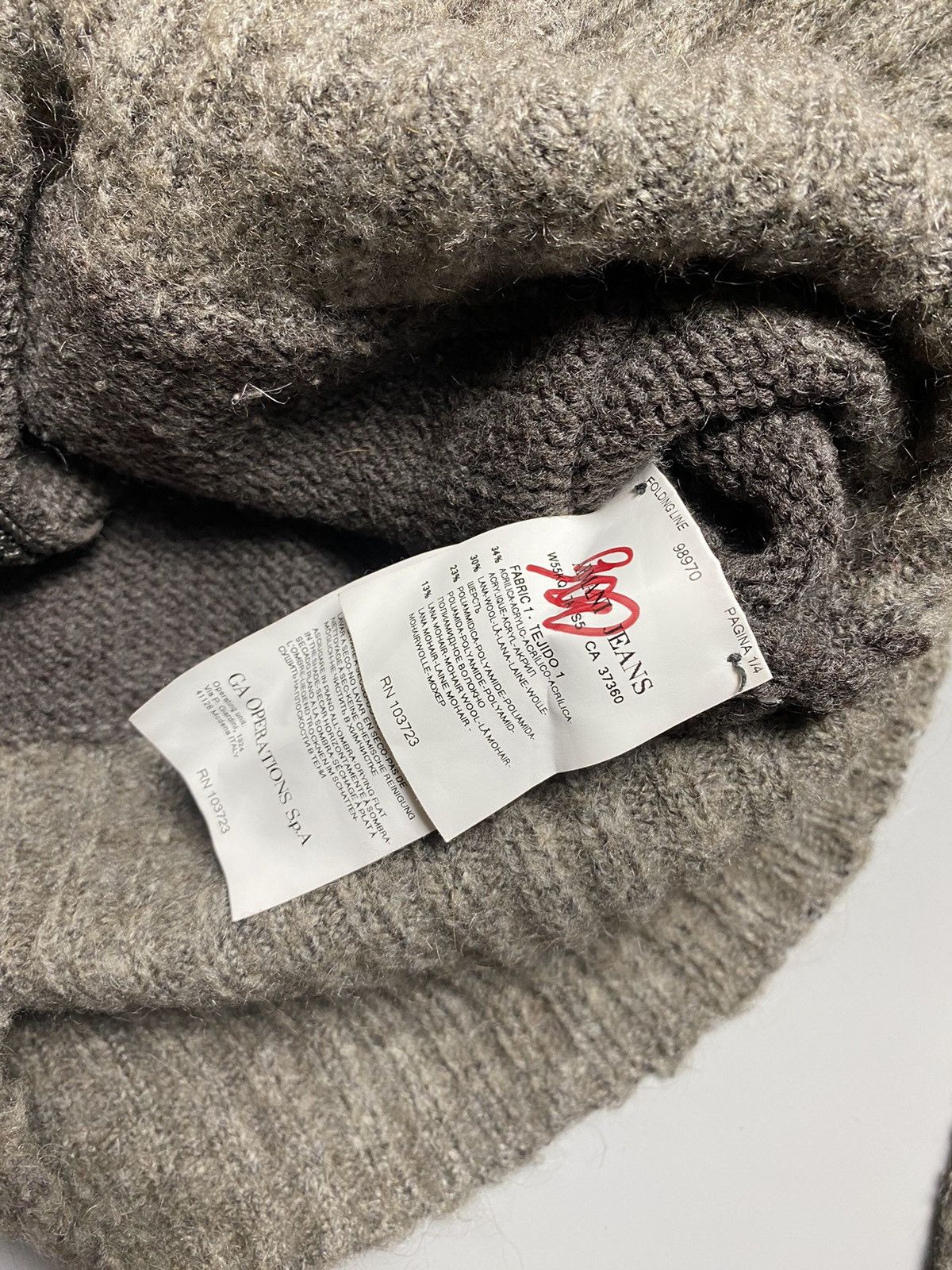 Armani Jeans Vintage cardigan size 48 mens