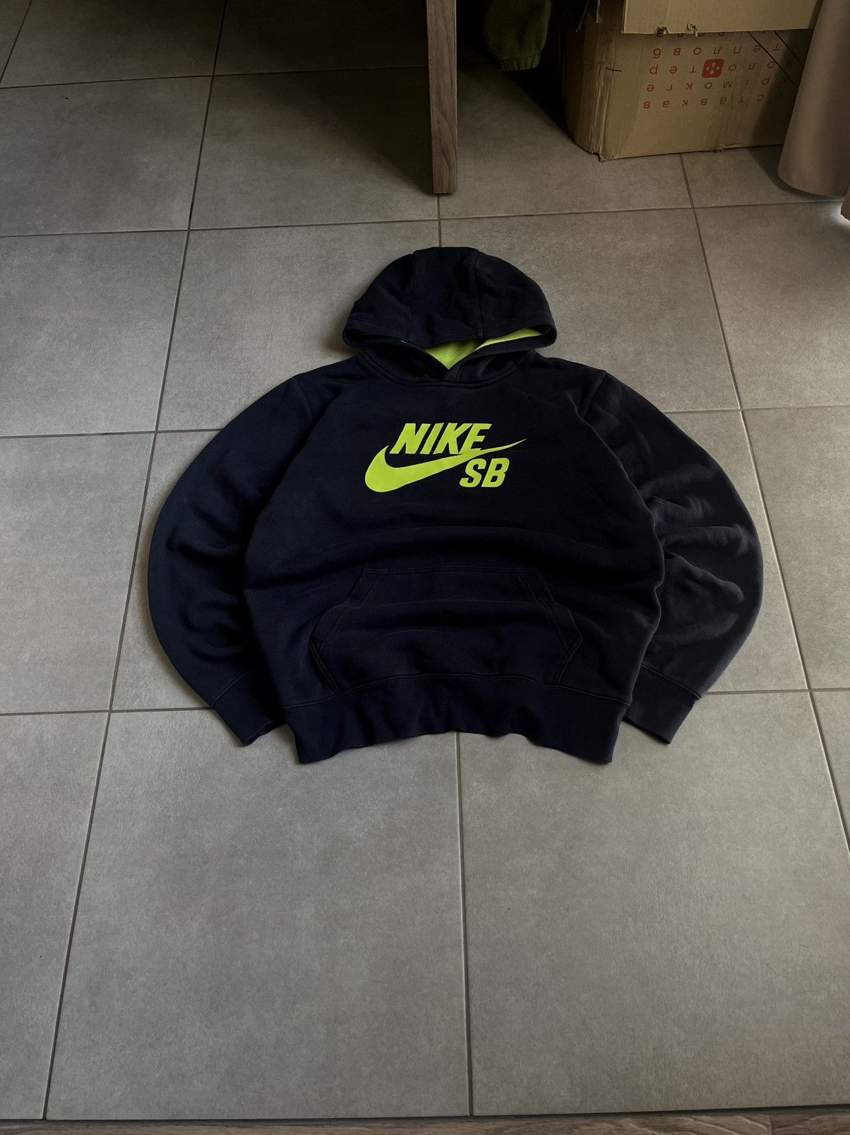 Nike Nike SB solid Hoodie Big logo Size US XL / EU 56 / 4 - 4 Thumbnail