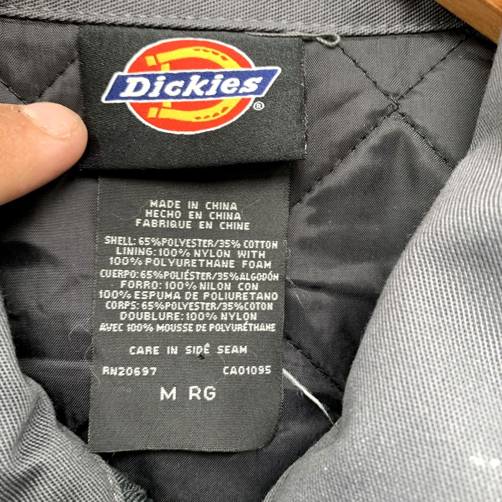 Dickies Dickies Jacket Bomber Mens Medium Full Zip Workwear Gray Vintage Size US M / EU 48-50 / 2 - 4 Thumbnail