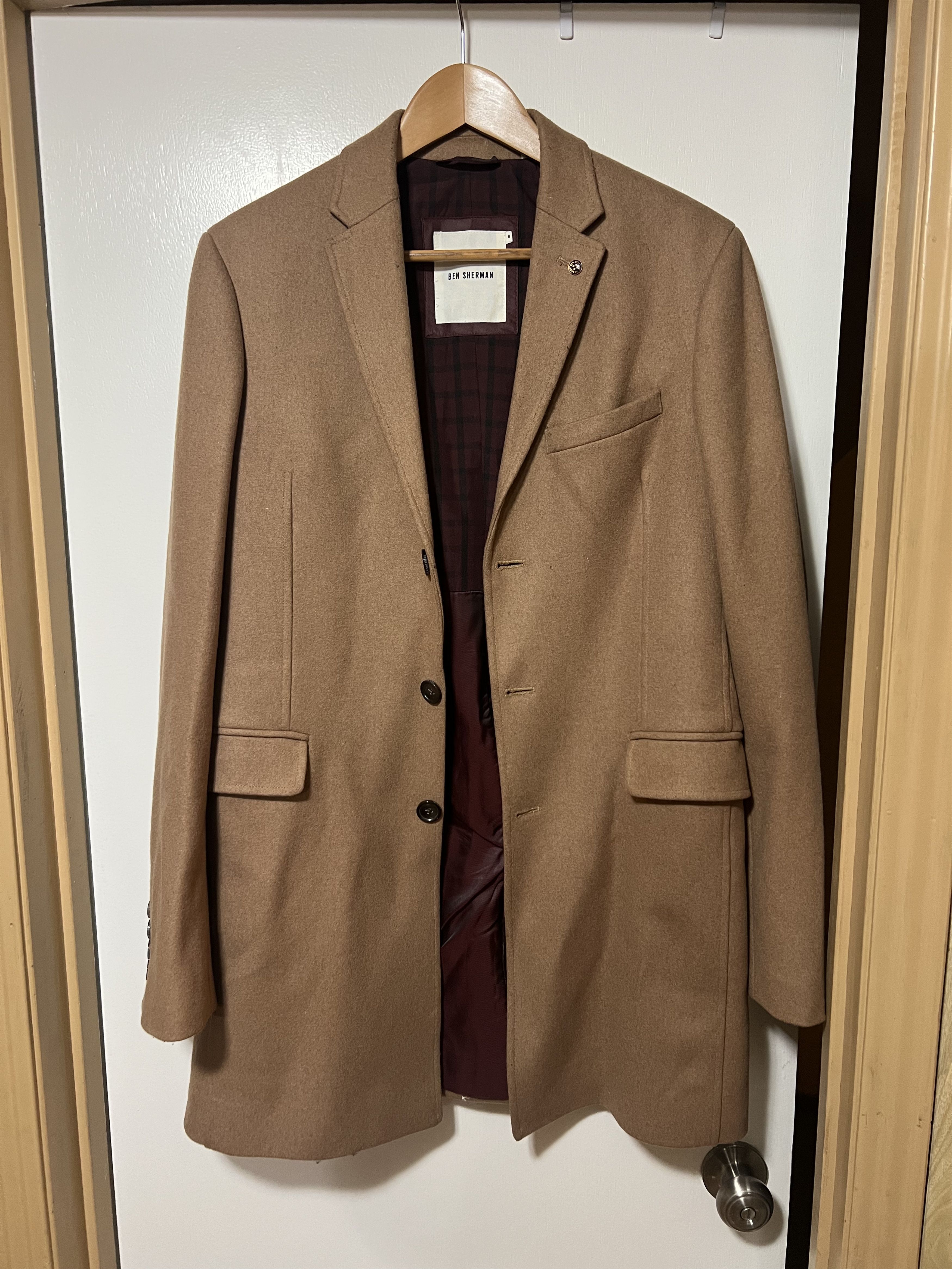 Ben Sherman Ben Sherman Camel Coat Size US M / EU 48-50 / 2 - 1 Thumbnail