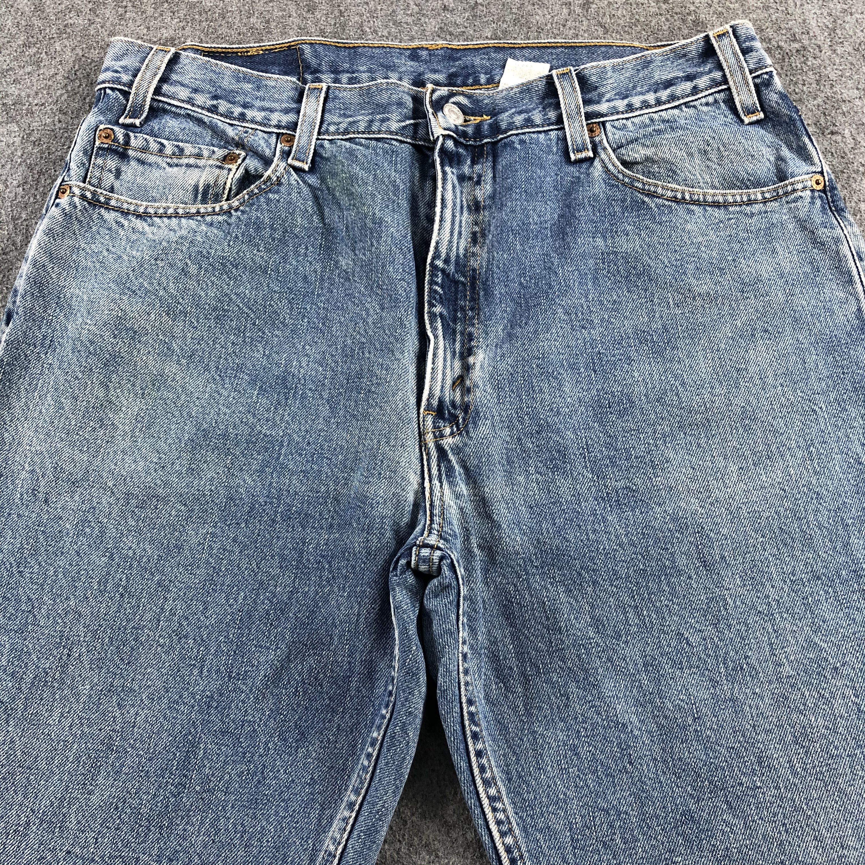 Levi's Vintage 90s Blue Wash Levis 505 Jeans-J2136 Size US 36 / EU 52 - 3 Thumbnail