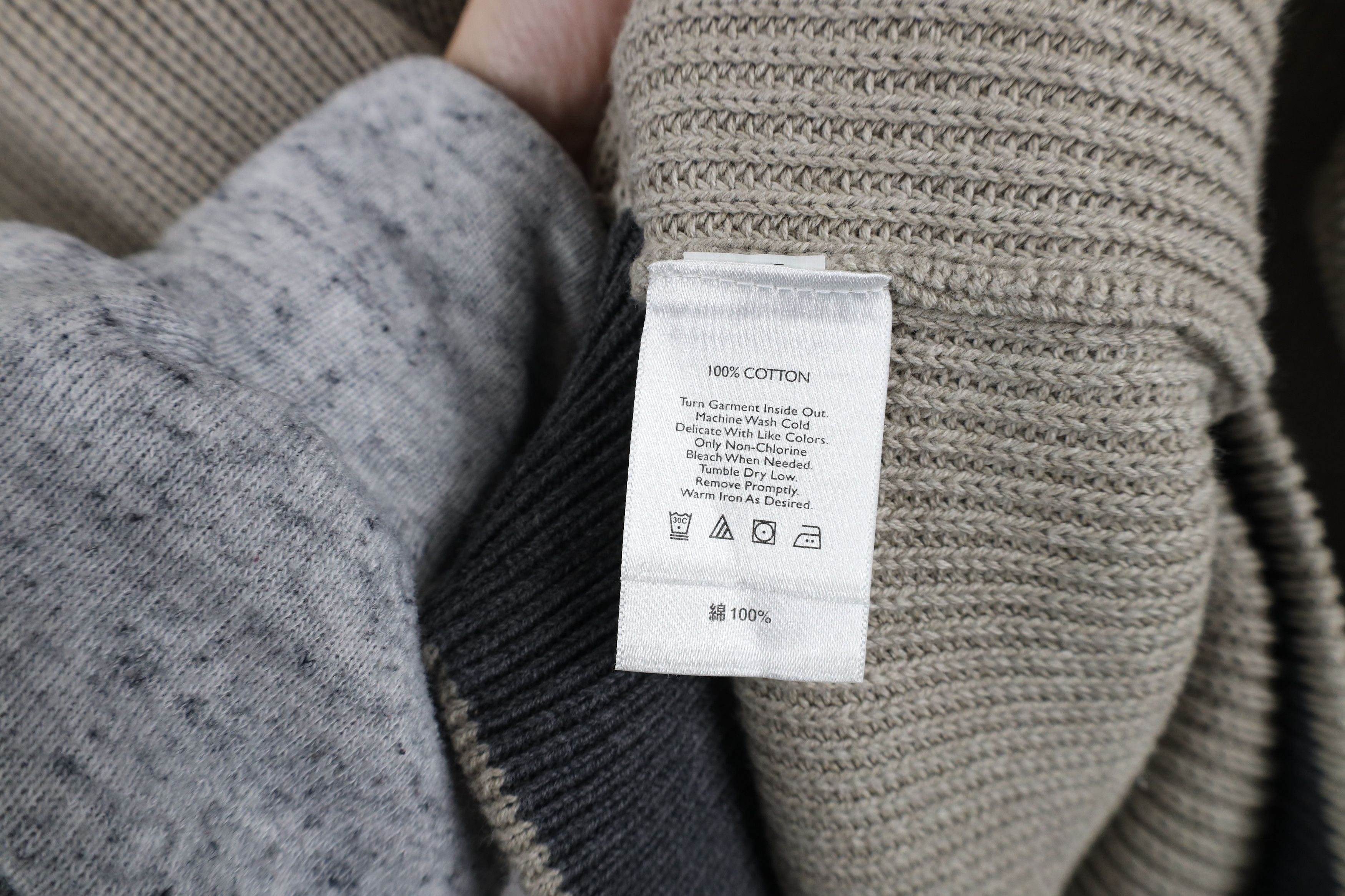 Eddie Bauer × Vintage Vintage Eddie Bauer Ribbed Knit Henley Sweater Beige Cotton Size US XL / EU 56 / 4 - 10 Thumbnail