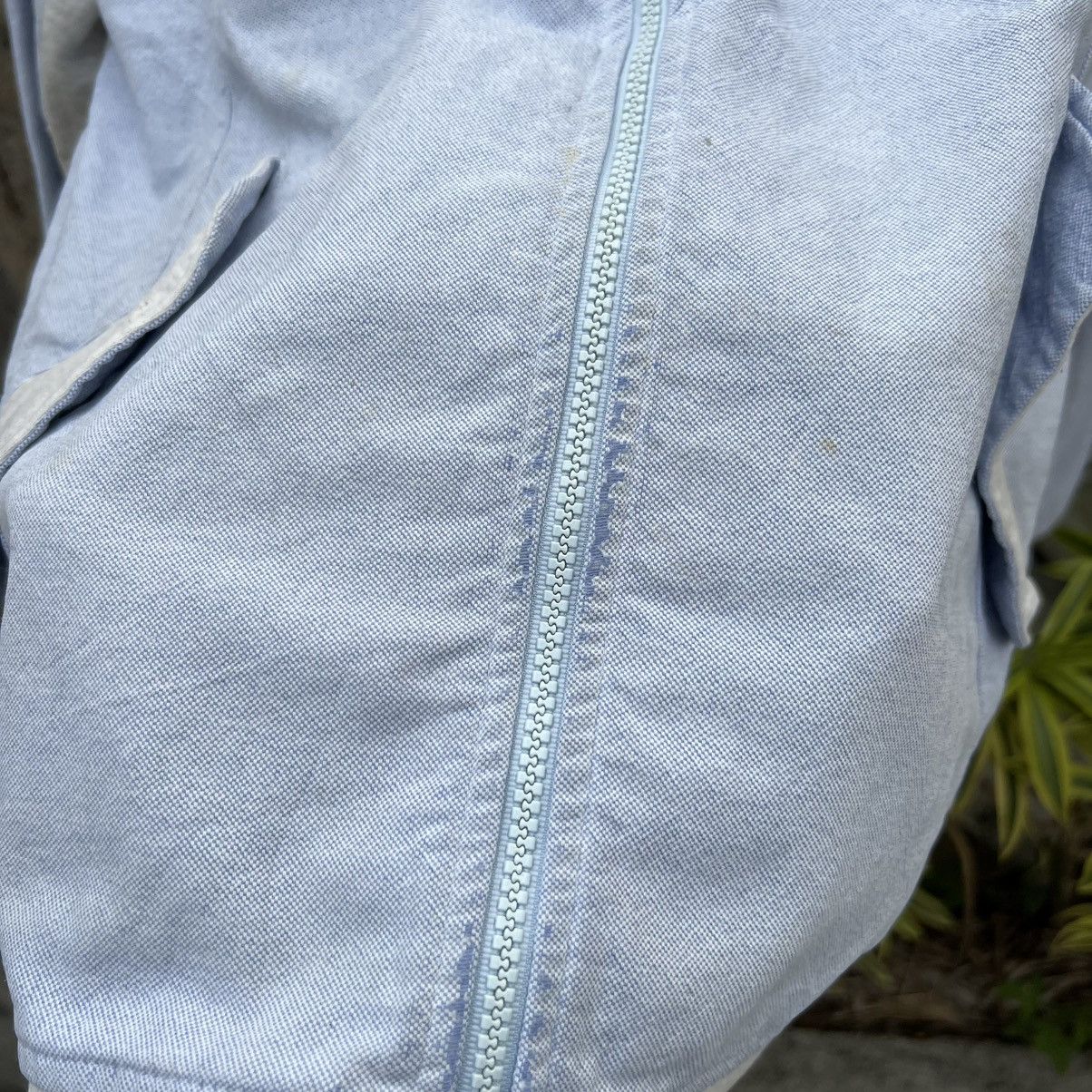 Vintage “VINTAGE” UCLA STAFF DISTRESS ZIP UP BLUE JACKET Size US M / EU 48-50 / 2 - 21 Thumbnail
