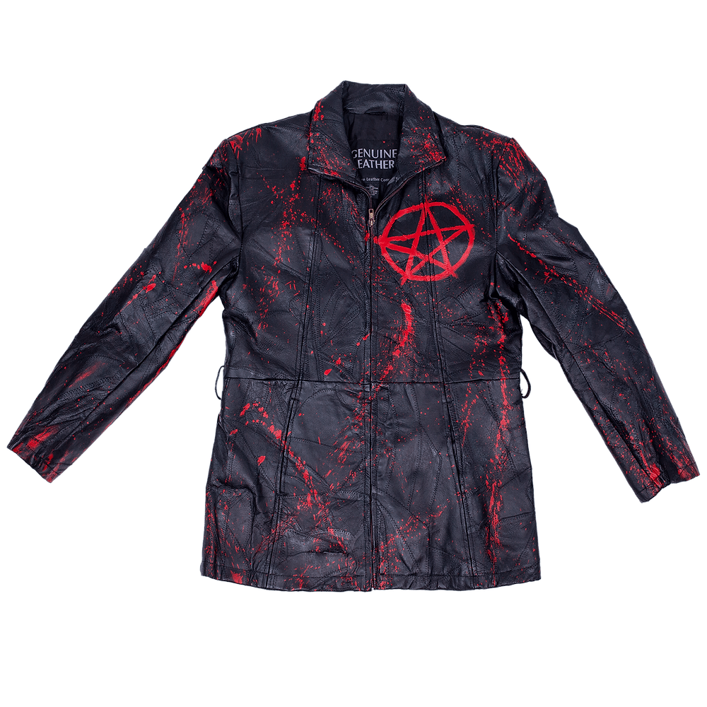 Genuine Leather The Craft Bloody Leather Coat Jacket Size XL / US 12-14 / IT 48-50 - 2 Thumbnail