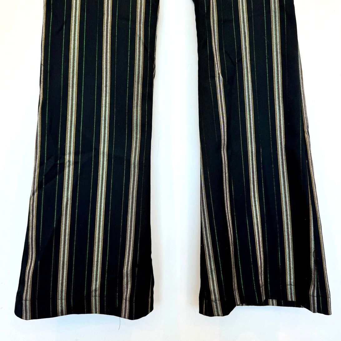 Urban Outfitters Urban Outfitters Y2K Marcella Striped Flare Trousers Size 27" / US 4 / IT 40 - 5 Thumbnail