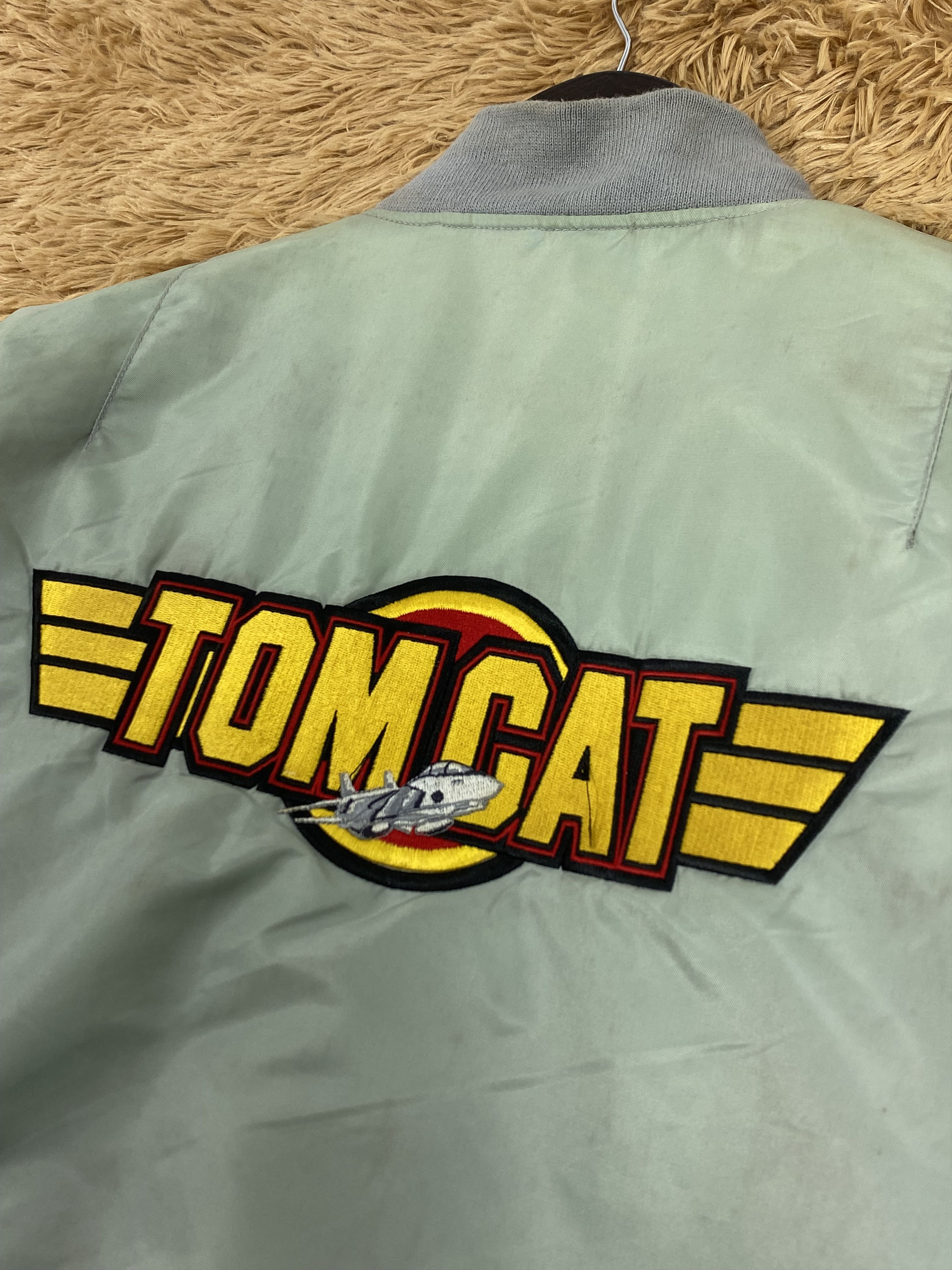 Vintage Vintage Tom Cat Big Logo Bombers Jacket PJ2488 Size US L / EU 52-54 / 3 - 7 Thumbnail