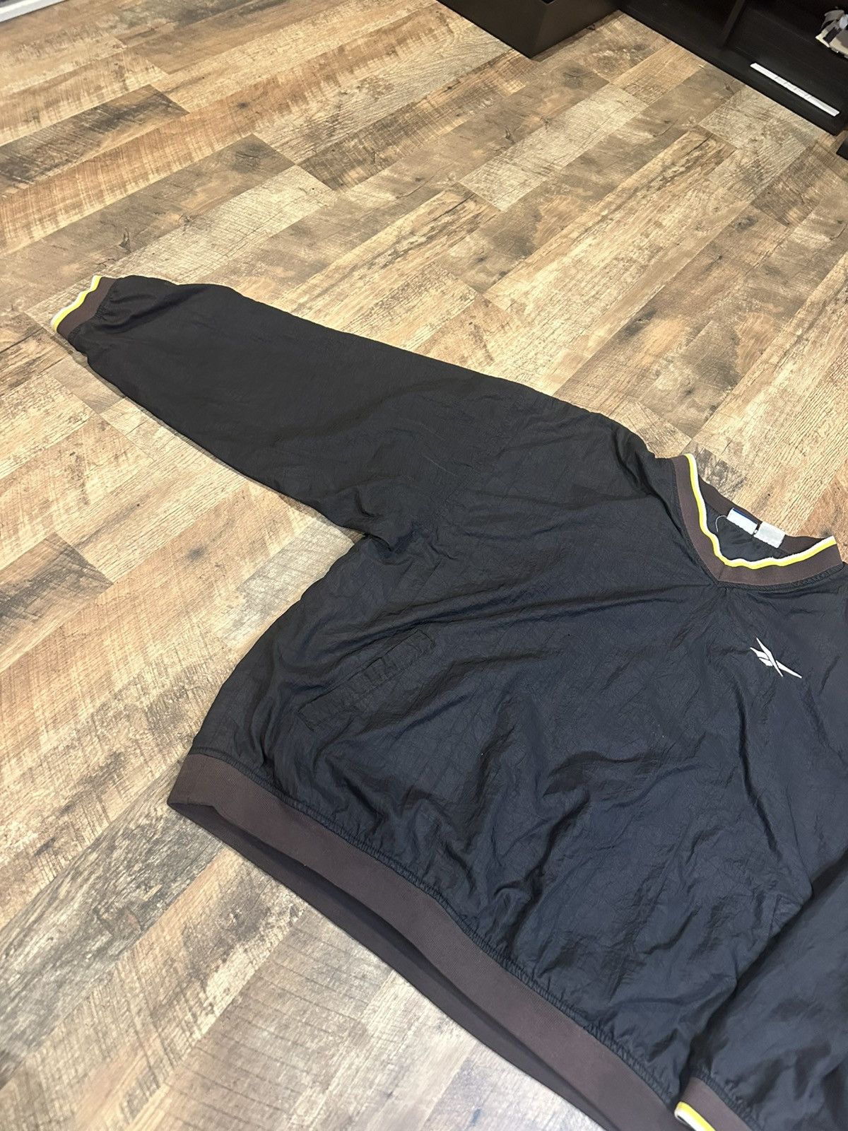 Reebok Vintage 90s/Y2K Boxy Fit Reebok Windbreaker Black XXL Size US XXL / EU 58 / 5 - 2 Thumbnail