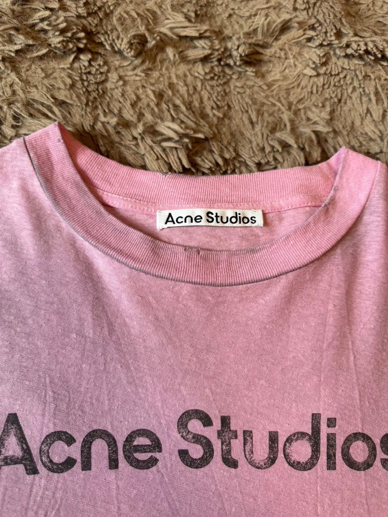 Acne Studios Acne Studios Dirty pink letter short-sleeved shirt Size US XS / EU 42 / 0 - 4 Thumbnail