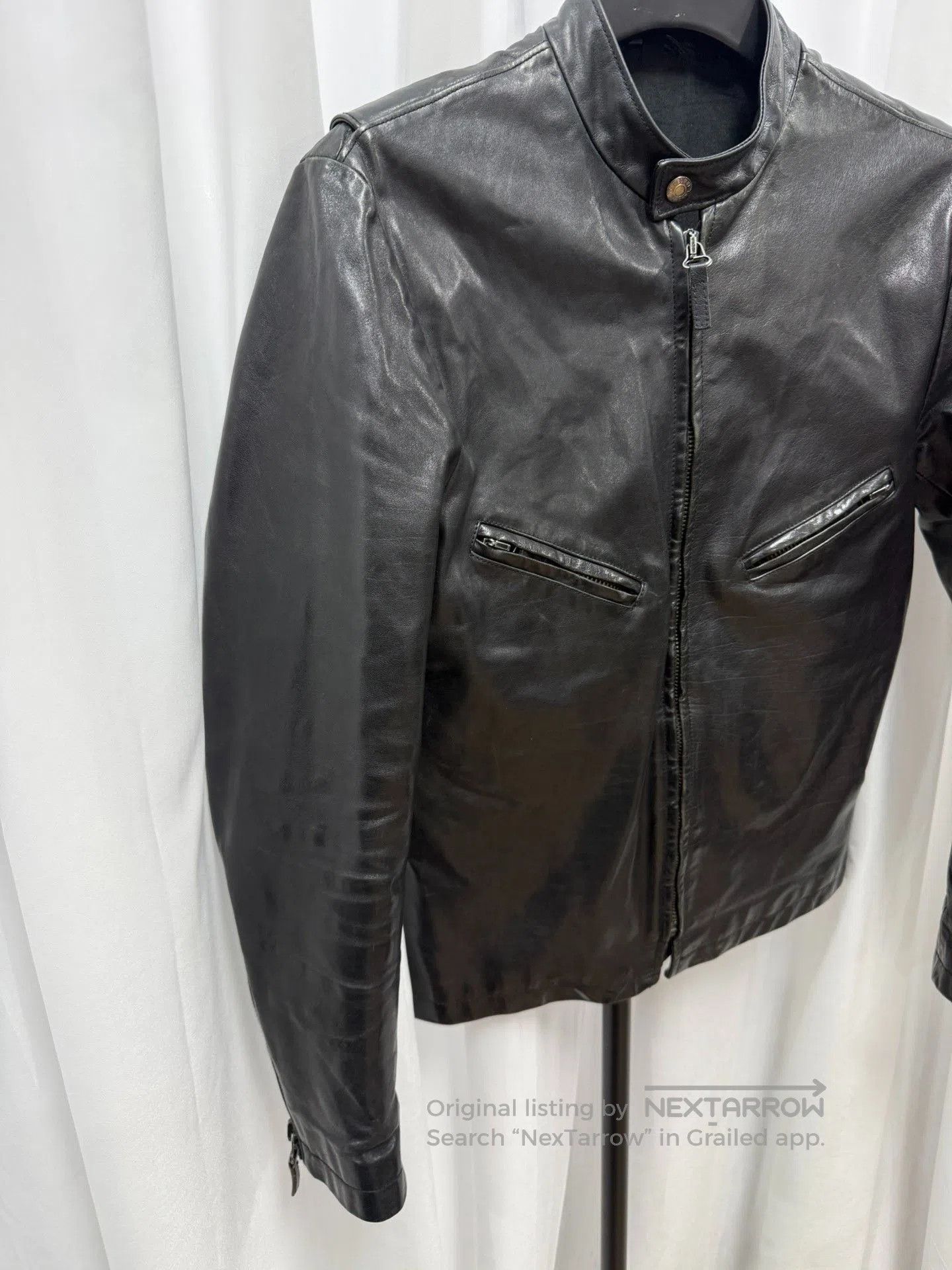 Helmut Lang Helmut Lang 03SS Inverted Zip Biker Jacket. Size US S / EU 44-46 / 1 - 3 Thumbnail