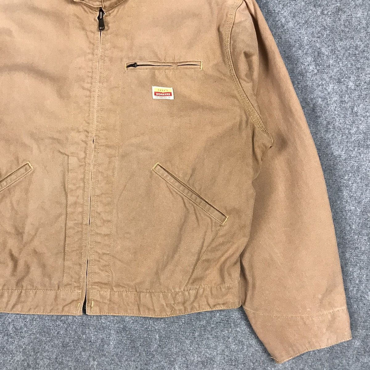 Levi's Vintage Clothing × Vintage Vintage Levi’s workers chore zipper jacket Size US M / EU 48-50 / 2 - 3 Thumbnail
