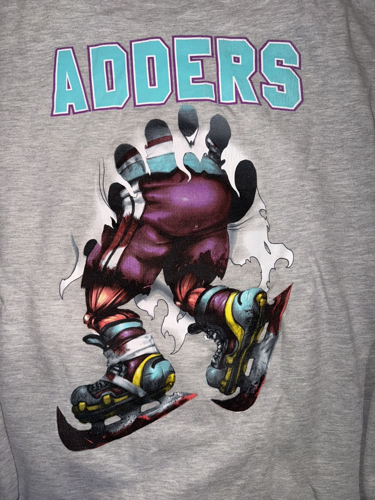 Mishka Vintage Y2K Mishka NYC Death Adders Hockey Graphic Crewneck Size US XL / EU 56 / 4 - 5 Thumbnail