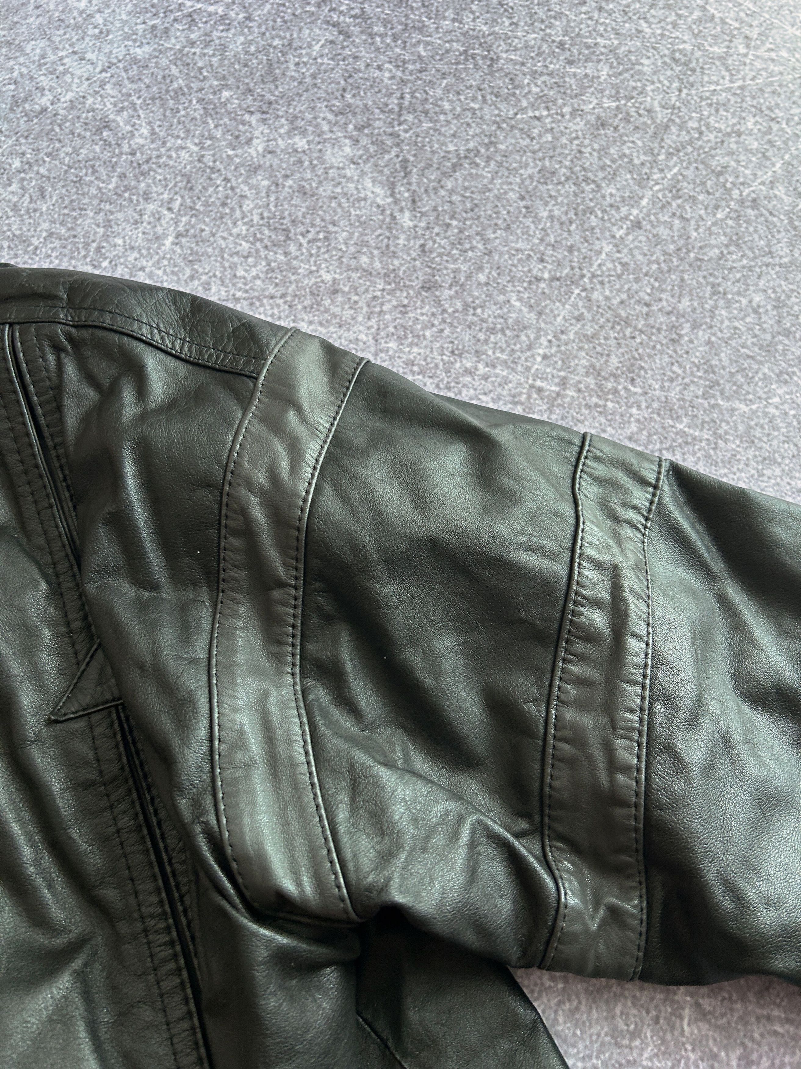Other VTG Yohji Yamamoto Style REAL LEATHER JACKET 90s Size US M / EU 48-50 / 2 - 8 Thumbnail
