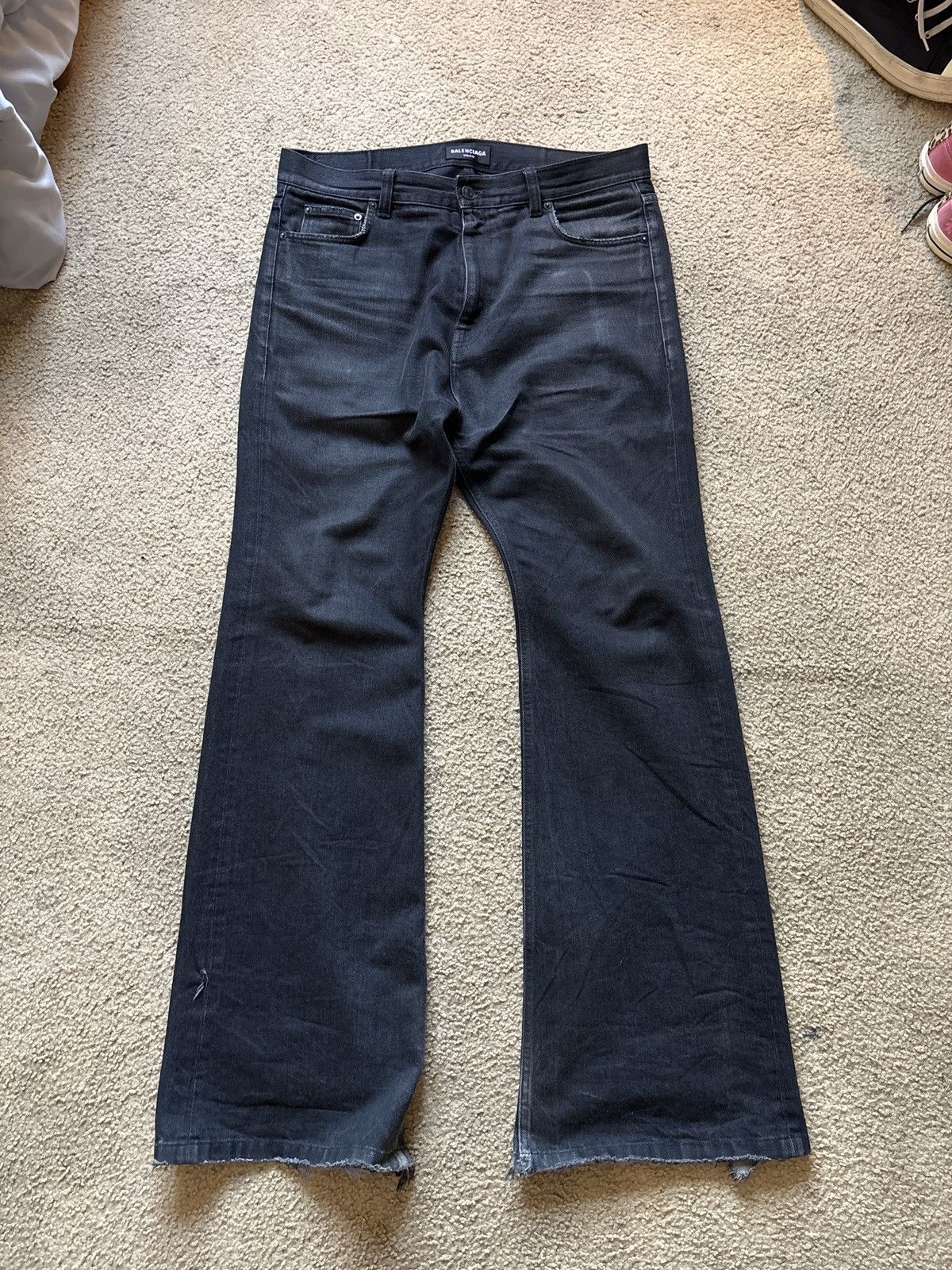 Balenciaga Balenciaga FW22 Lost Tape Flare Denim | Grailed