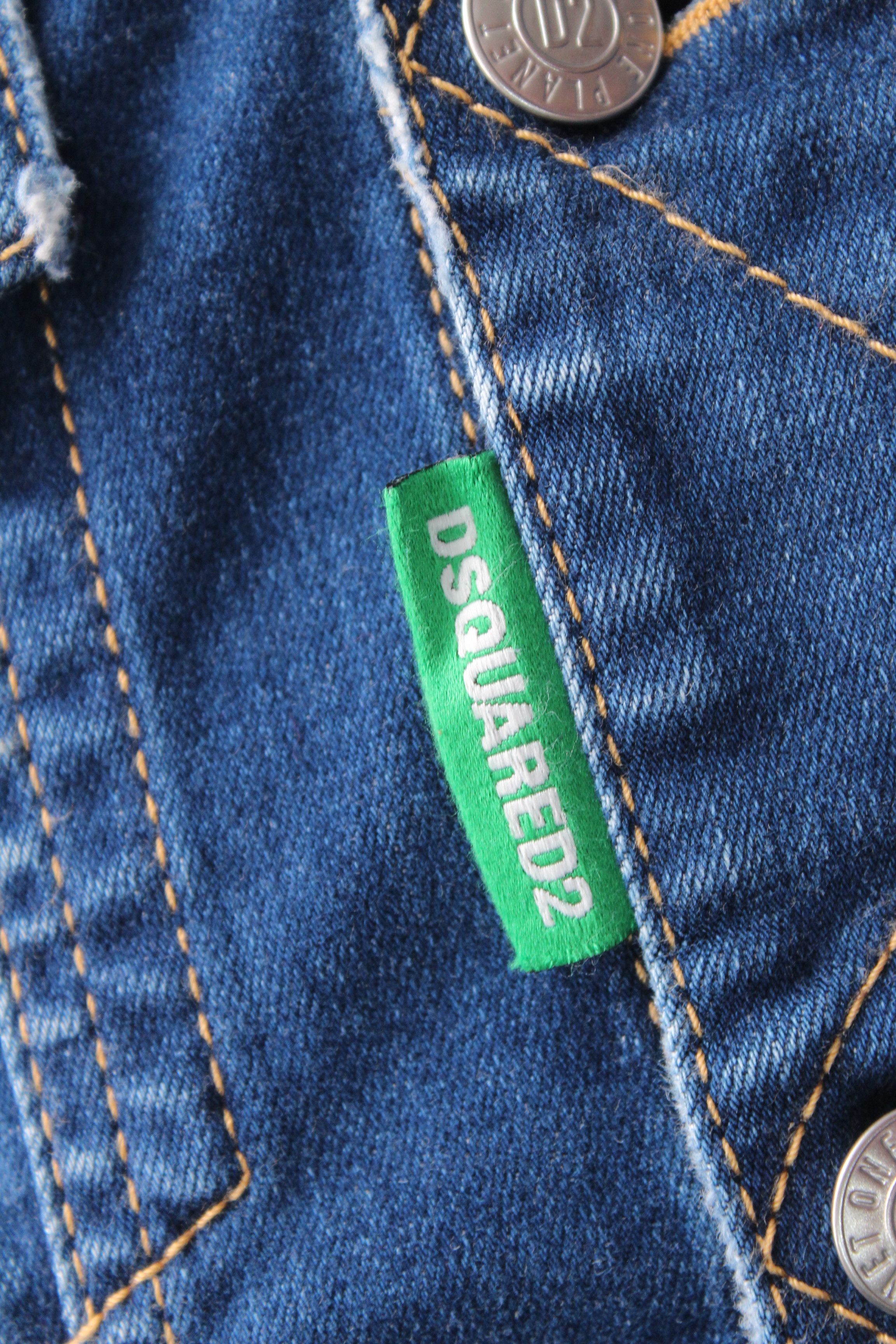 Dsquared2 Dsquared2 Smiley One Life One Planet Denim Jacket 46 S $1.2k Size US S / EU 44-46 / 1 - 9 Thumbnail