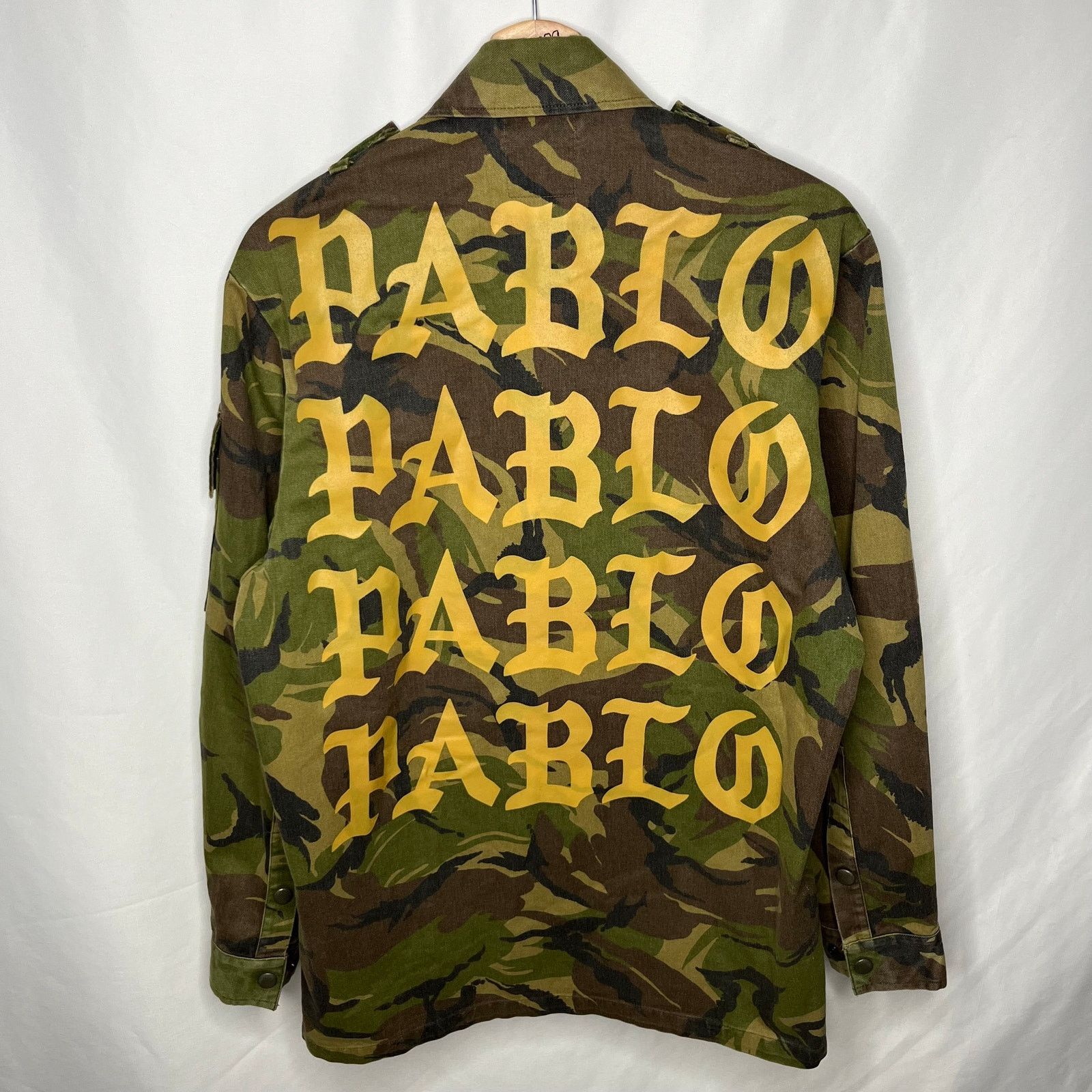 Life of pablo camo jacket store