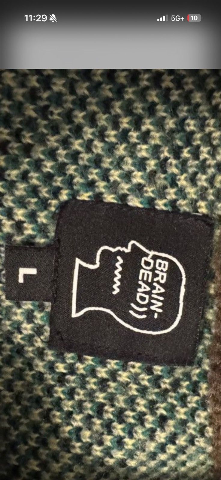 Brain Dead Brain Dead Rib Knit Cardigan Size US L / EU 52-54 / 3 - 4 Thumbnail