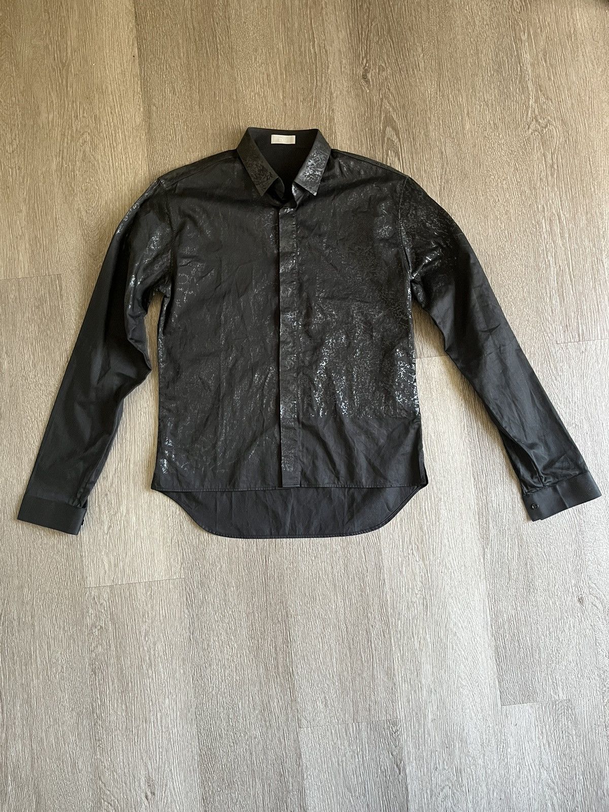 Dior × Hedi Slimane Dior Homme AW03 Luster Paint Shirt | Grailed