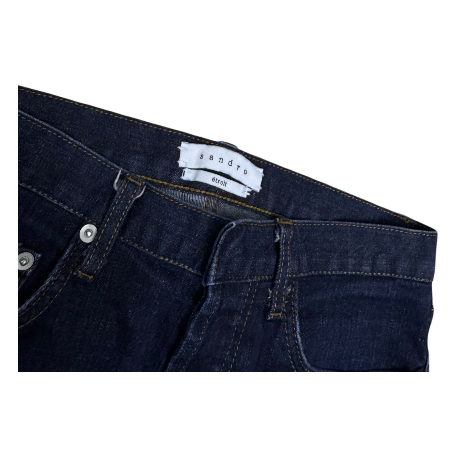 Sandro SANDRO EDROIT Stretch Luxury Designer Denim Pants Jeans 29 Size 29" - 4 Thumbnail