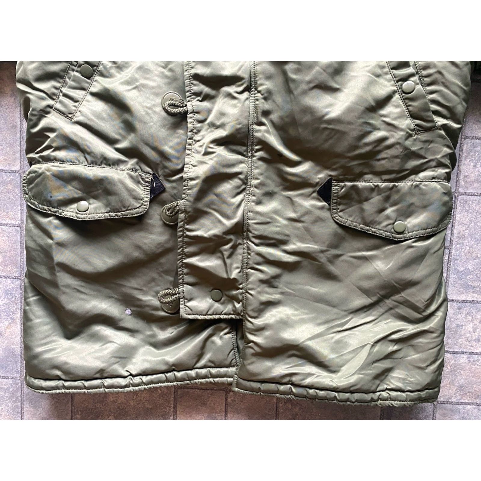 Alpha Industries VINTAGE Alpha Industries N-3B Parka Jacket Hooded Military Green Medium Unisex Adults Winter Size M Size US M / EU 48-50 / 2 - 3 Thumbnail