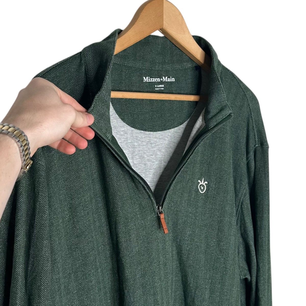 Mizzen+Main Mizzen Main Quarter Zip Pullover Sweater Size US XL / EU 56 / 4 - 3 Thumbnail