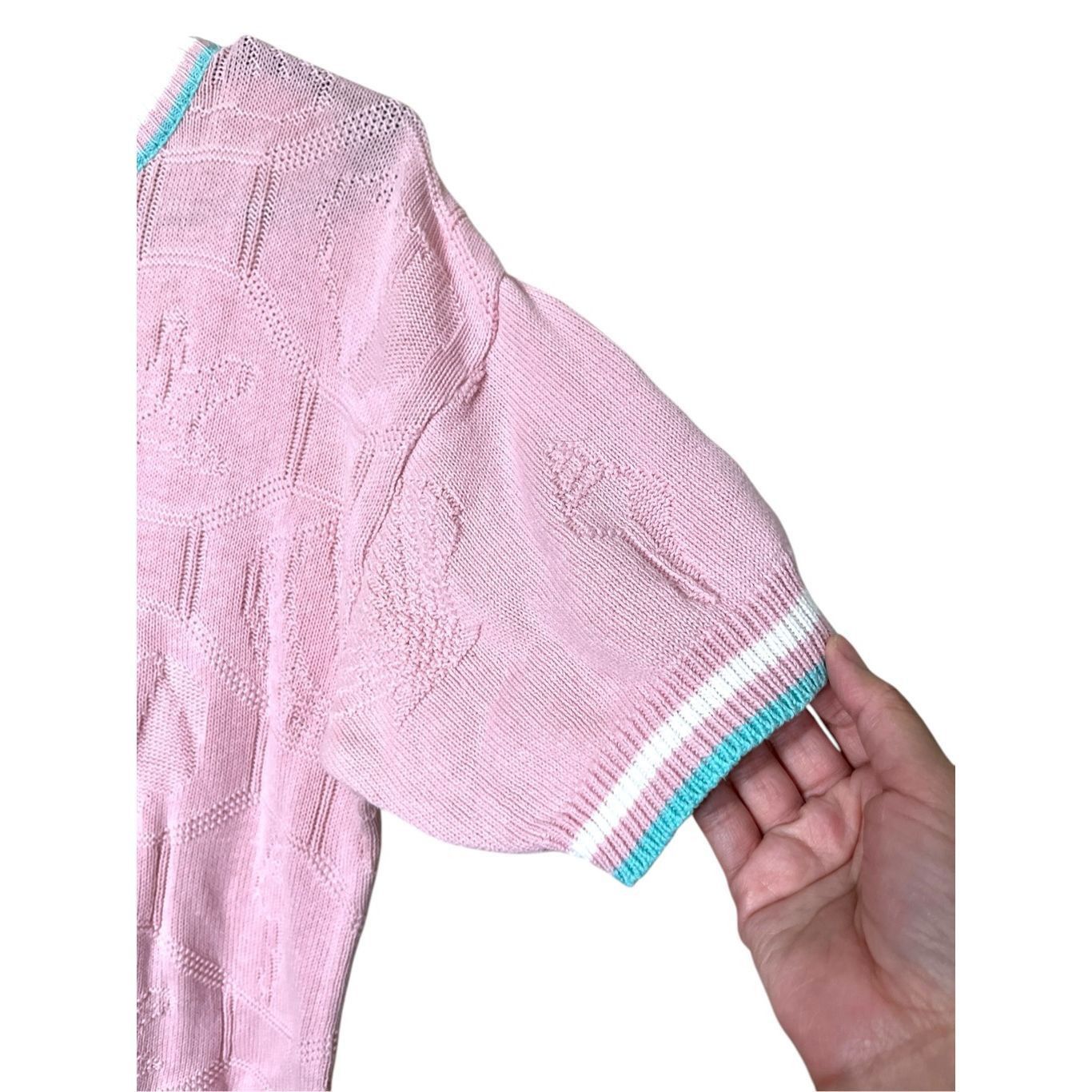 Other Vintage Isle Of Cotton Light Pink Seashell Beach Theme Sweat Size XL / US 12-14 / IT 48-50 - 2 Thumbnail