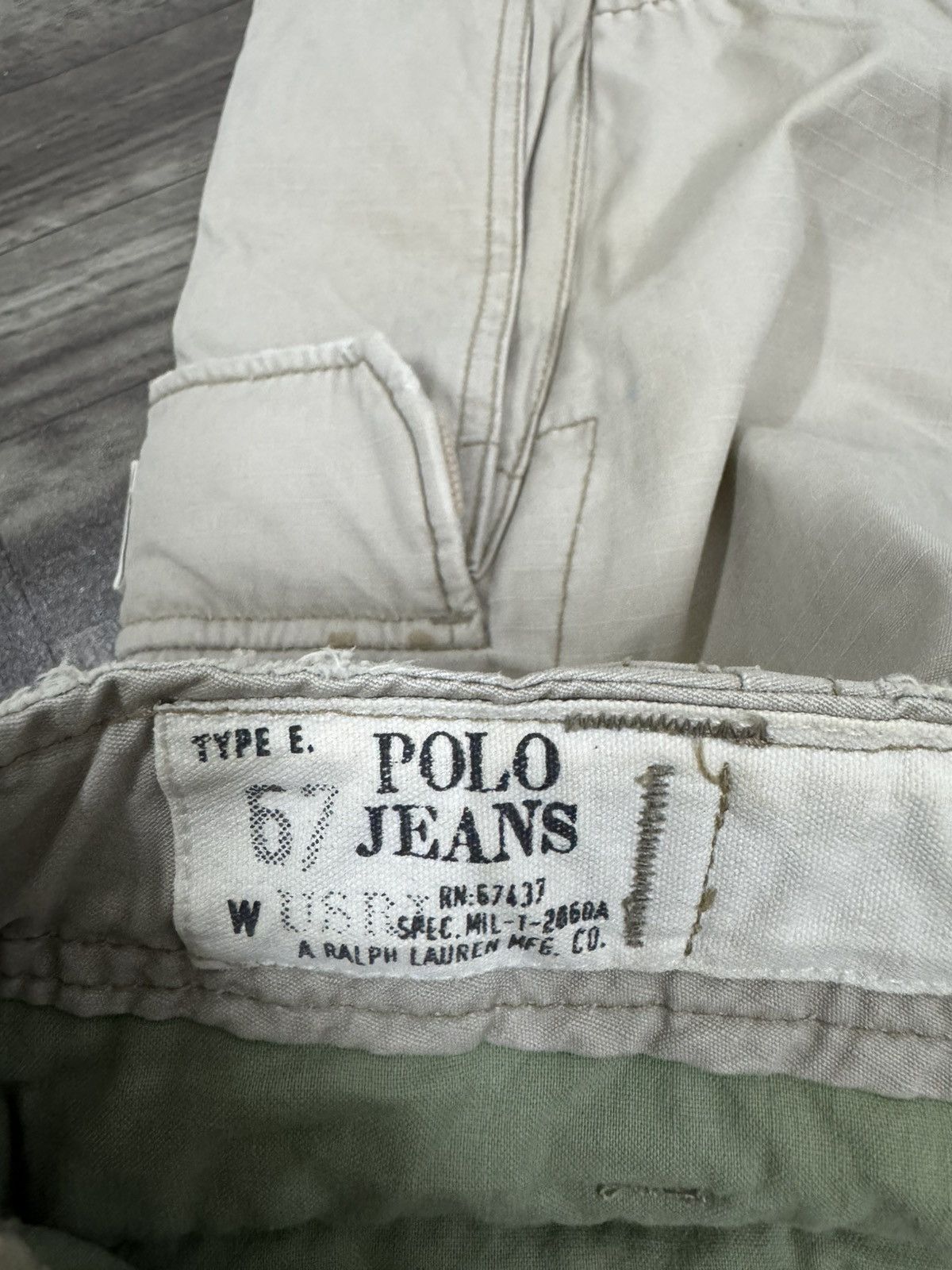 Polo Ralph Lauren × Vintage Vintage Polo Jeans Ralph Lauren Cargo Pants 1990s Size US 32 / EU 48 - 8 Thumbnail