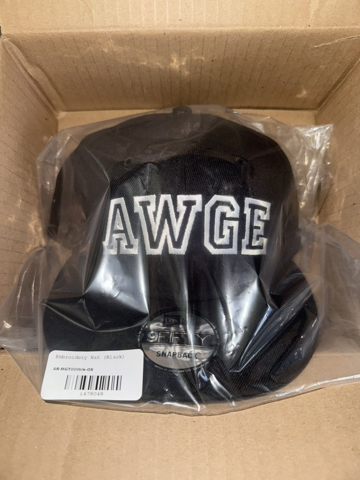 AWGE AWGE Embroidered Trucker Hat (Black) Size ONE SIZE - 1 Thumbnail