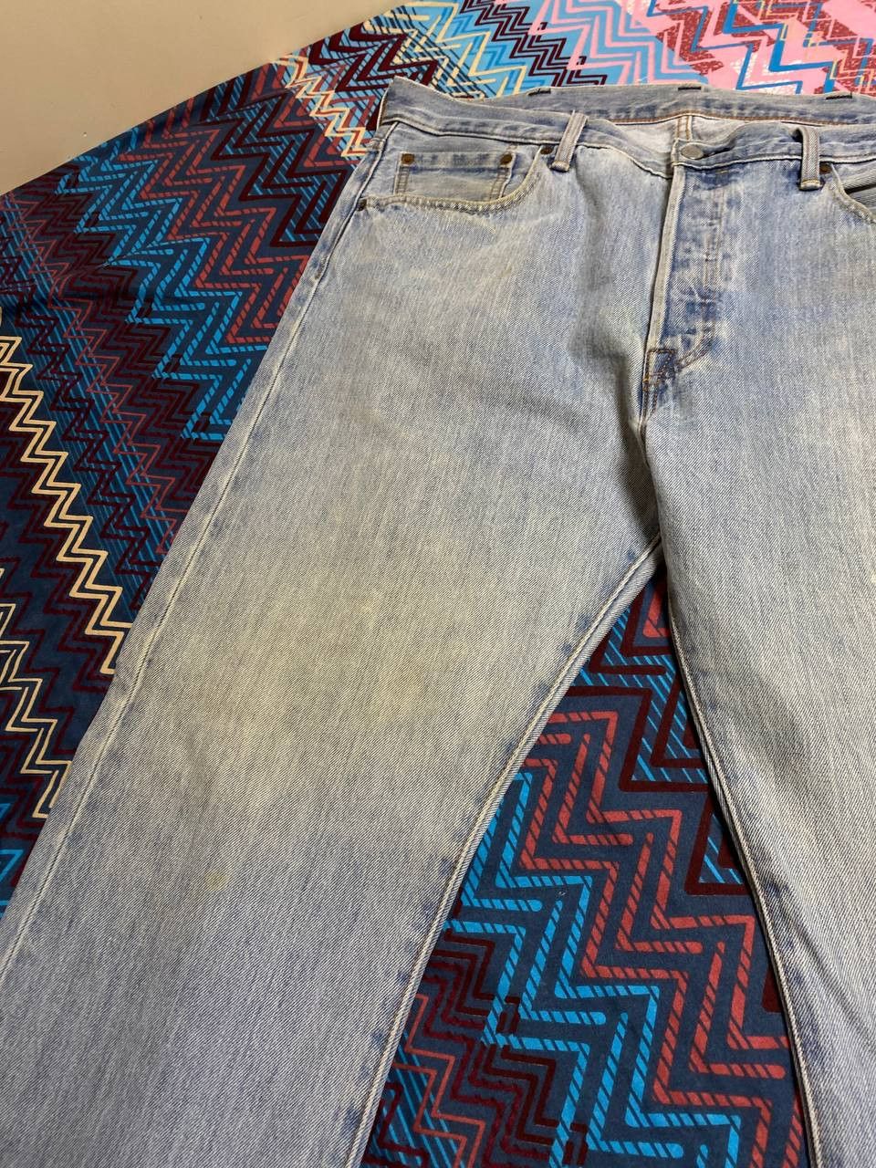 Levi's Distressed Jeans Levi's 501 vintage Y2K w38 streetwear Size US 38 / EU 54 - 6 Thumbnail