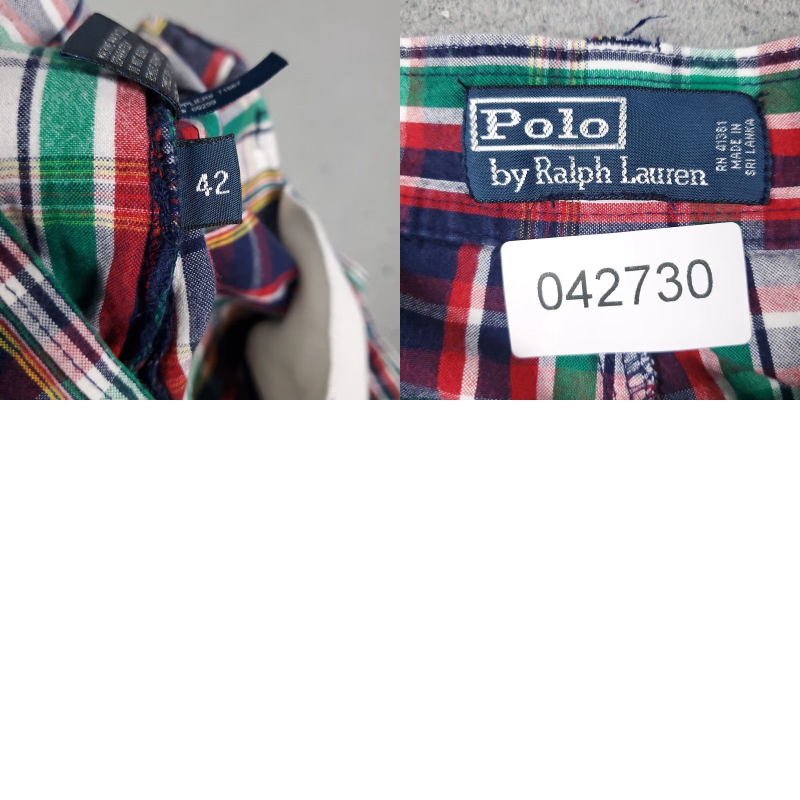 Ralph Lauren VINTAGE Ralph Lauren Cargo Shorts Mens 42 Blue Plaid Casual Outdoor Hiking Camping Size US 42 / EU 58 - 8 Thumbnail