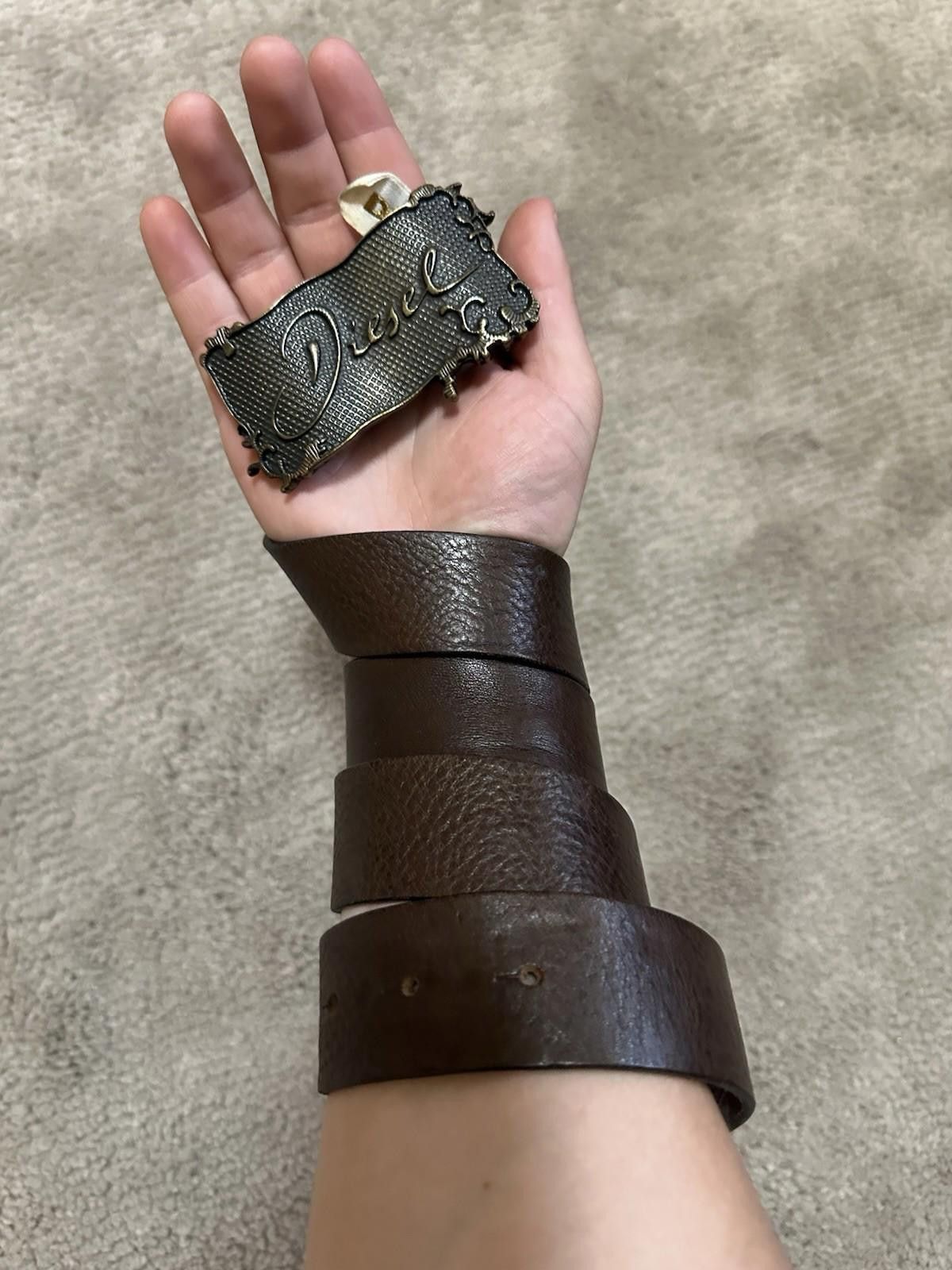 Diesel Vintage Diesel Belt Leather Women 85/34 Size ONE SIZE - 1 Thumbnail
