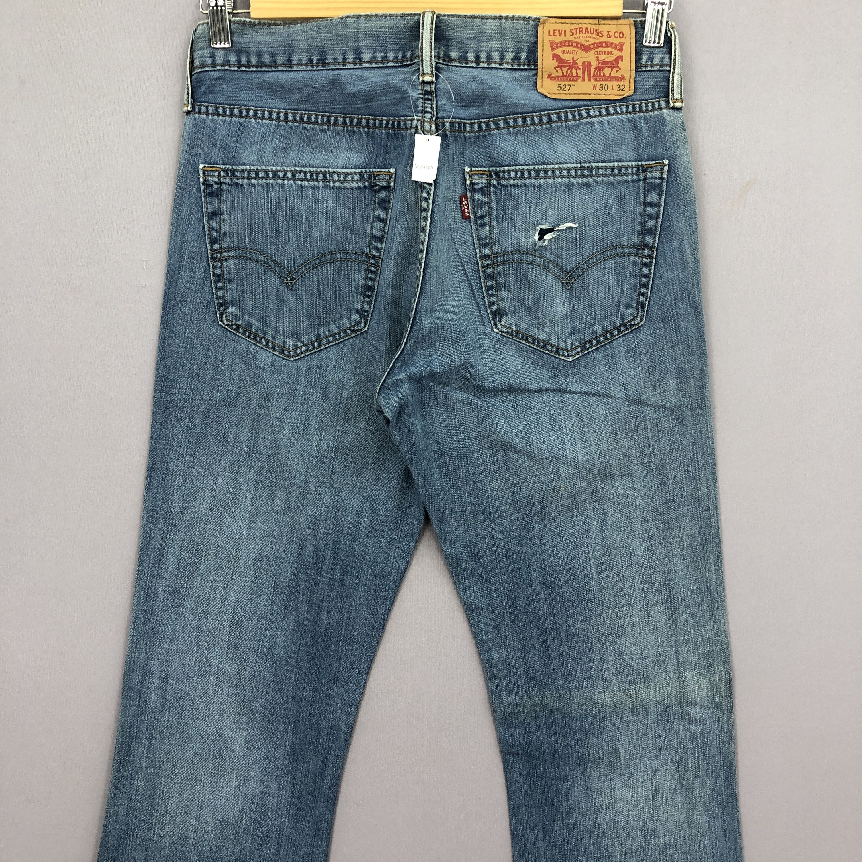 Levi's Vintage Levis 527 Flare Jeans Wide Leg Bootcut Denim BS47160 Size US 30 / EU 46 - 4 Thumbnail