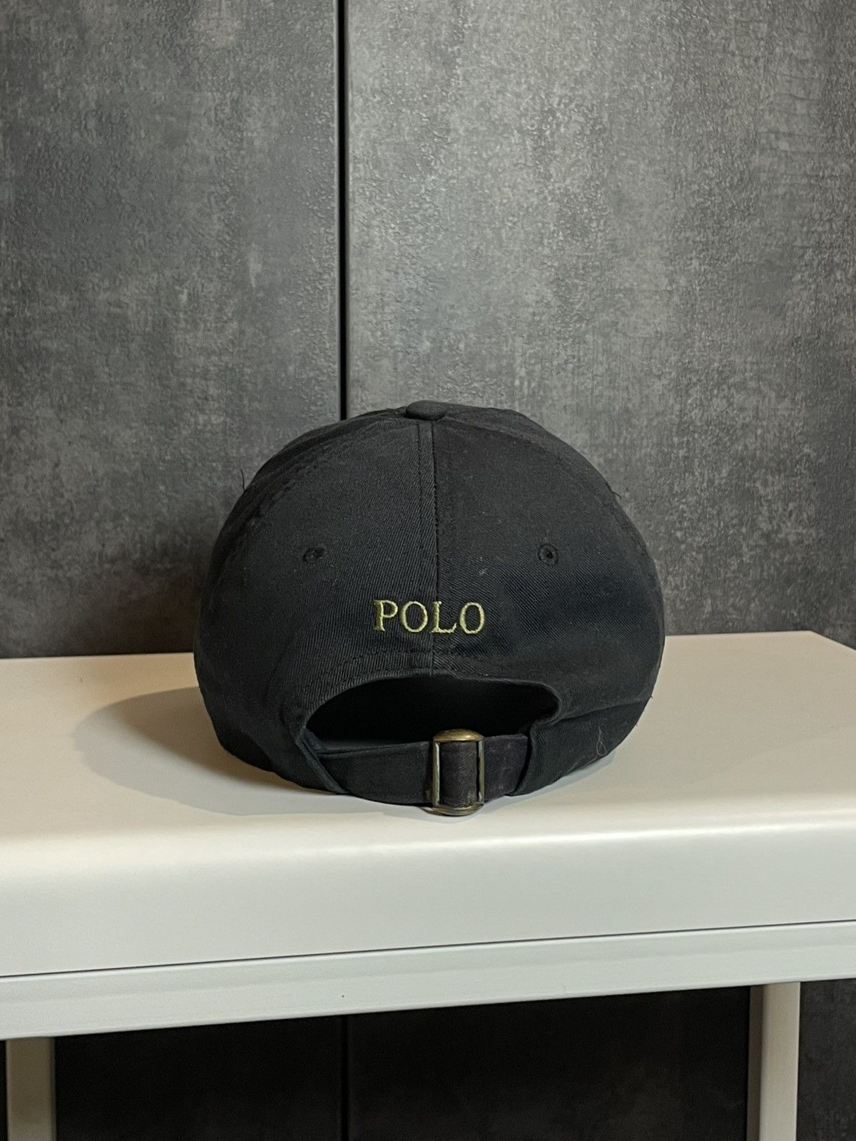 Polo Ralph Lauren Polo Ralph Lauren Pony Black Cap Hat RRL Size ONE SIZE - 5 Thumbnail