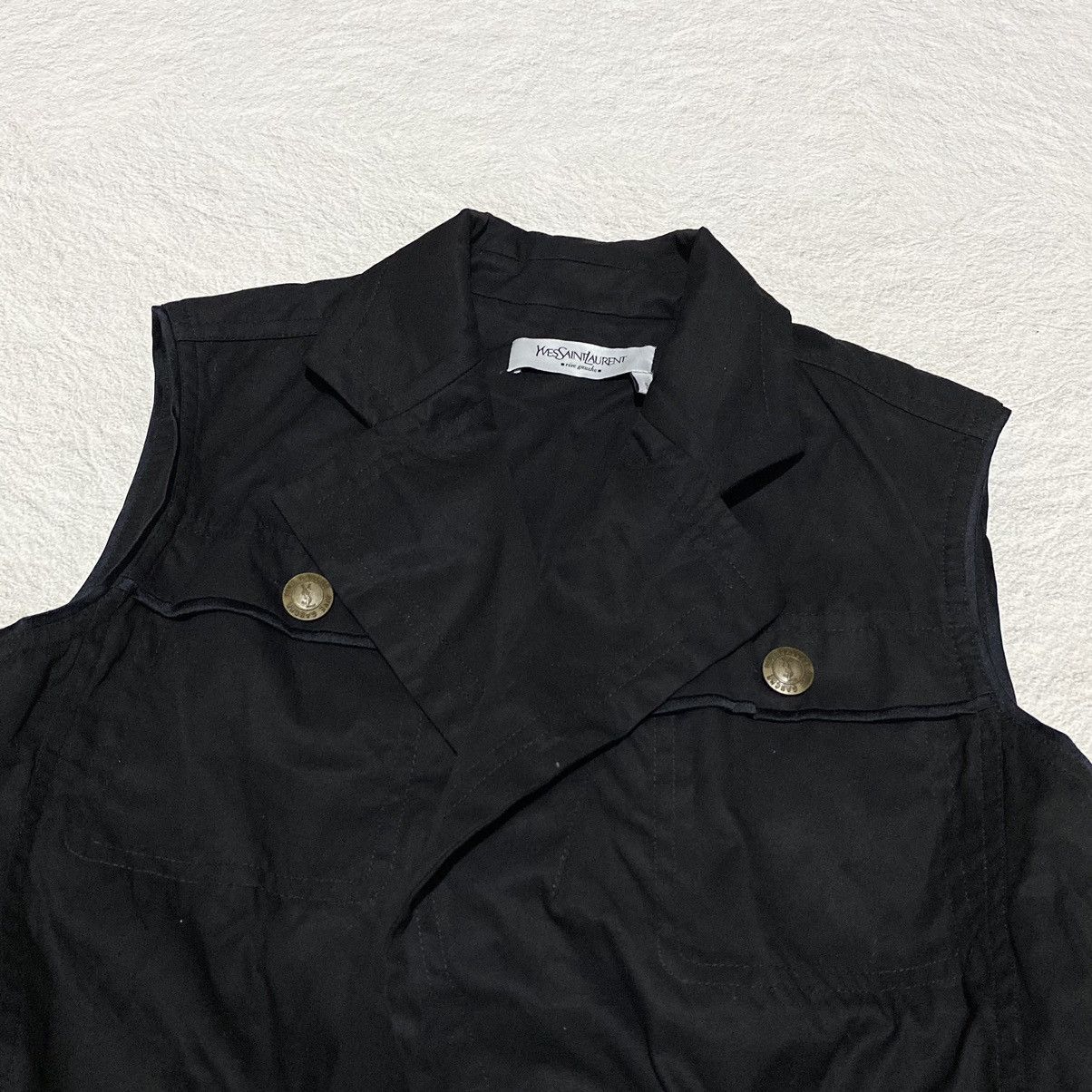 Yves Saint Laurent 🔥RARE🔥 Vintage Tom Ford For YvesSaintLaurent Vest Size US M / EU 48-50 / 2 - 2 Thumbnail