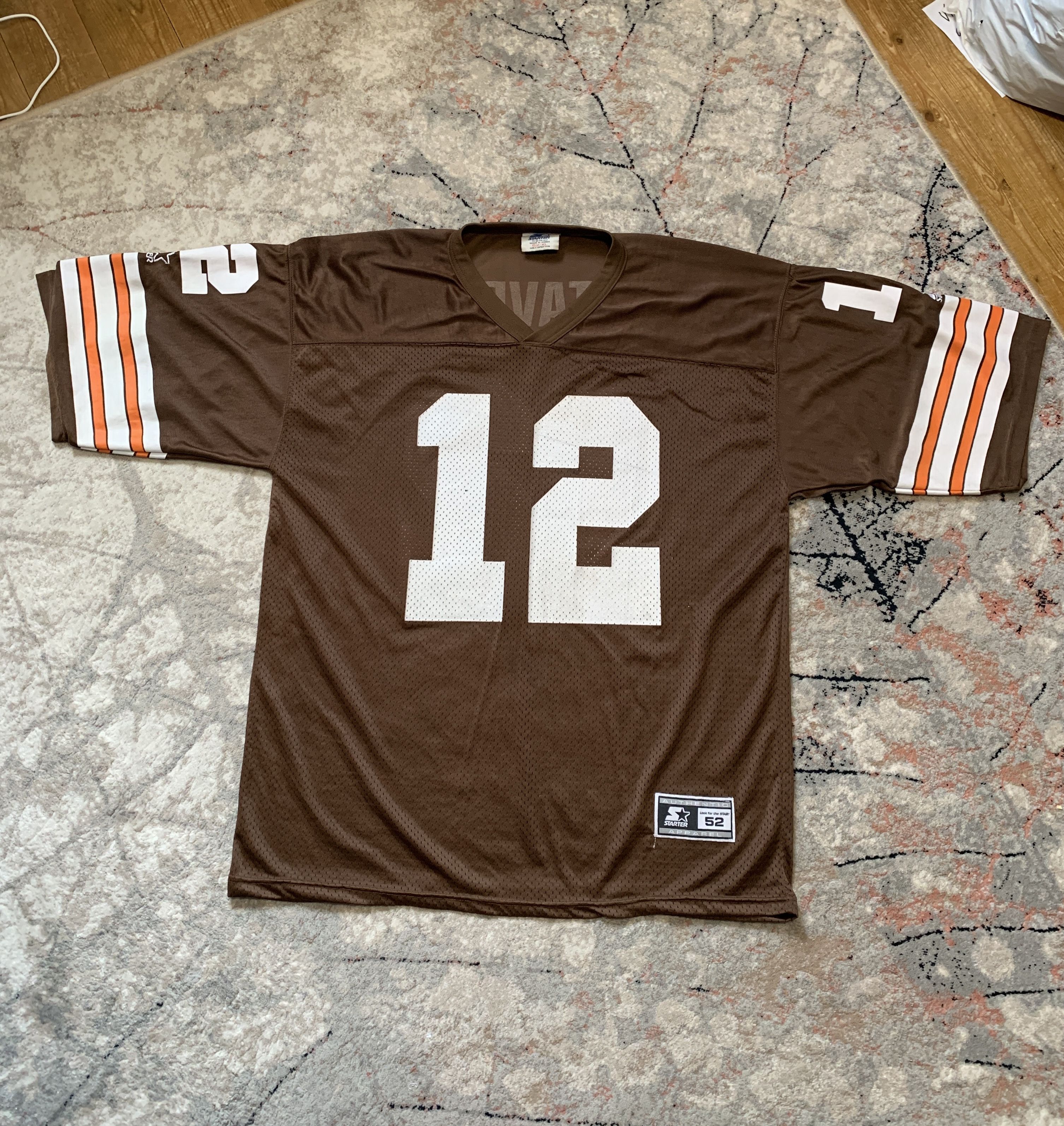 NHL × Starter × Vintage Vintage NFL Vinny Testaverde 12 Cleveland Browns 1995 Jersey Size US XL / EU 56 / 4 - 2 Thumbnail