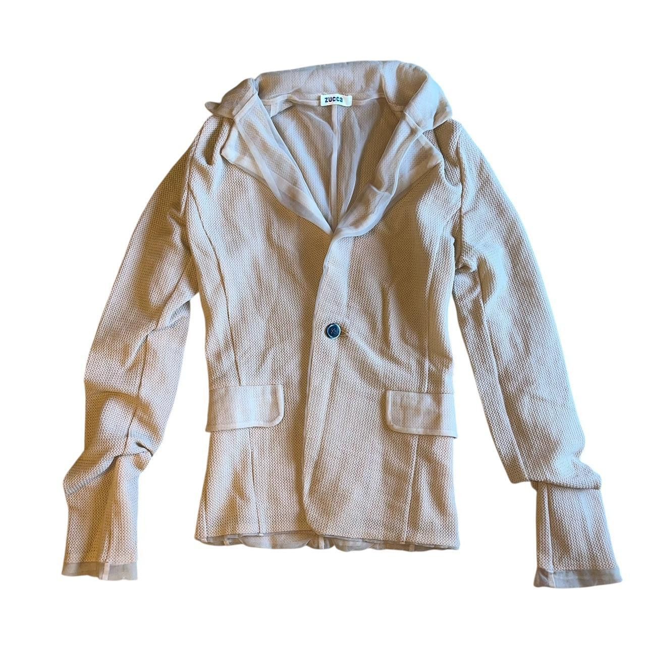 Zucca Vintage ZUCCa 1998 S/S Multilayer Blazer Size M / US 6-8 / IT 42-44 - 3 Thumbnail