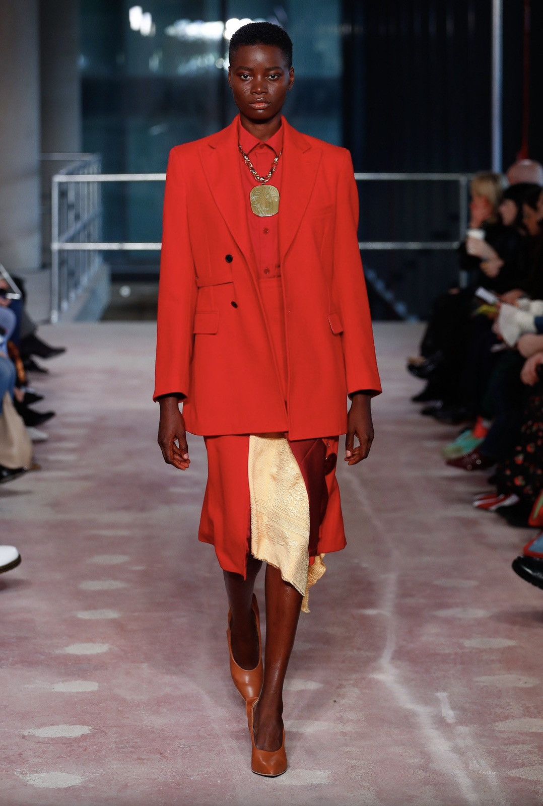 Toga Toga Archives FW18 Runway Wool Slit Skirt with Underlayer Size 25" / US 0 / IT 36 - 1 Thumbnail