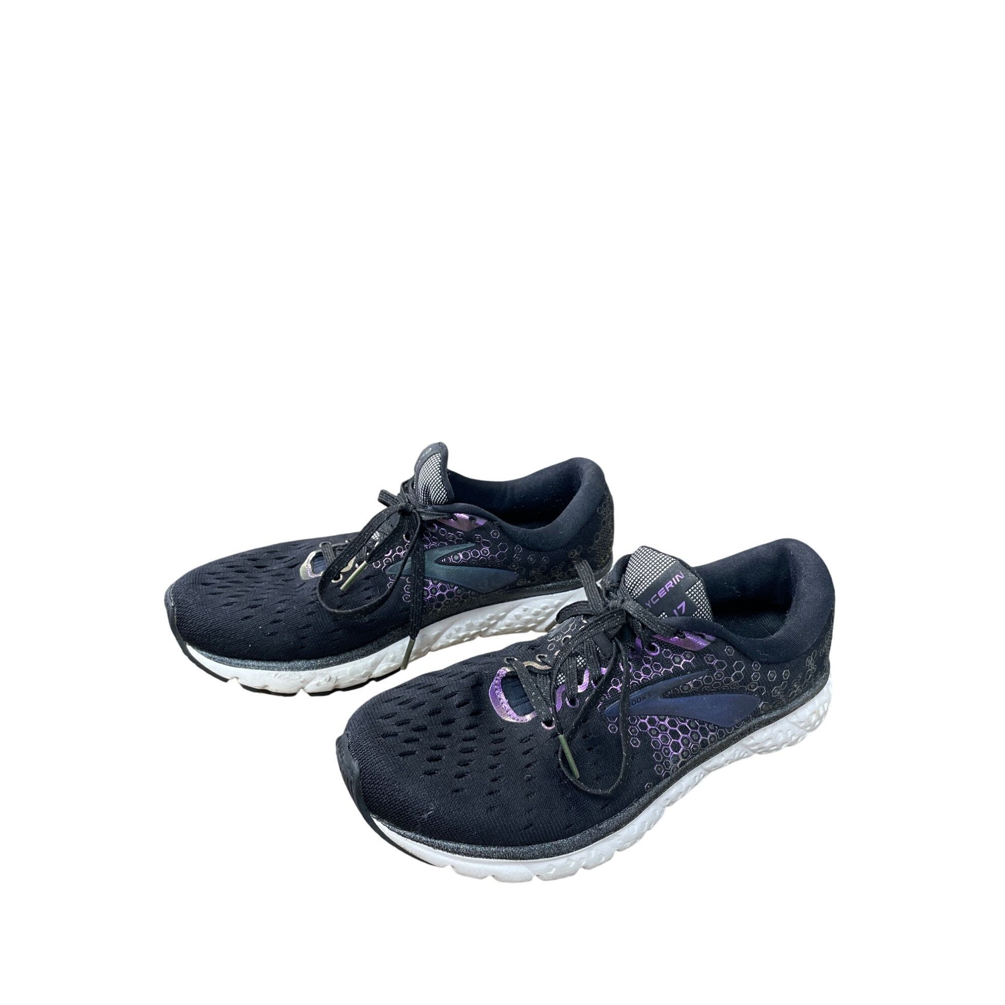 Brooks Brooks Glycerin 17 Womens Black Running Shoes Sneakers Size Size US 8 / IT 38 - 3 Thumbnail