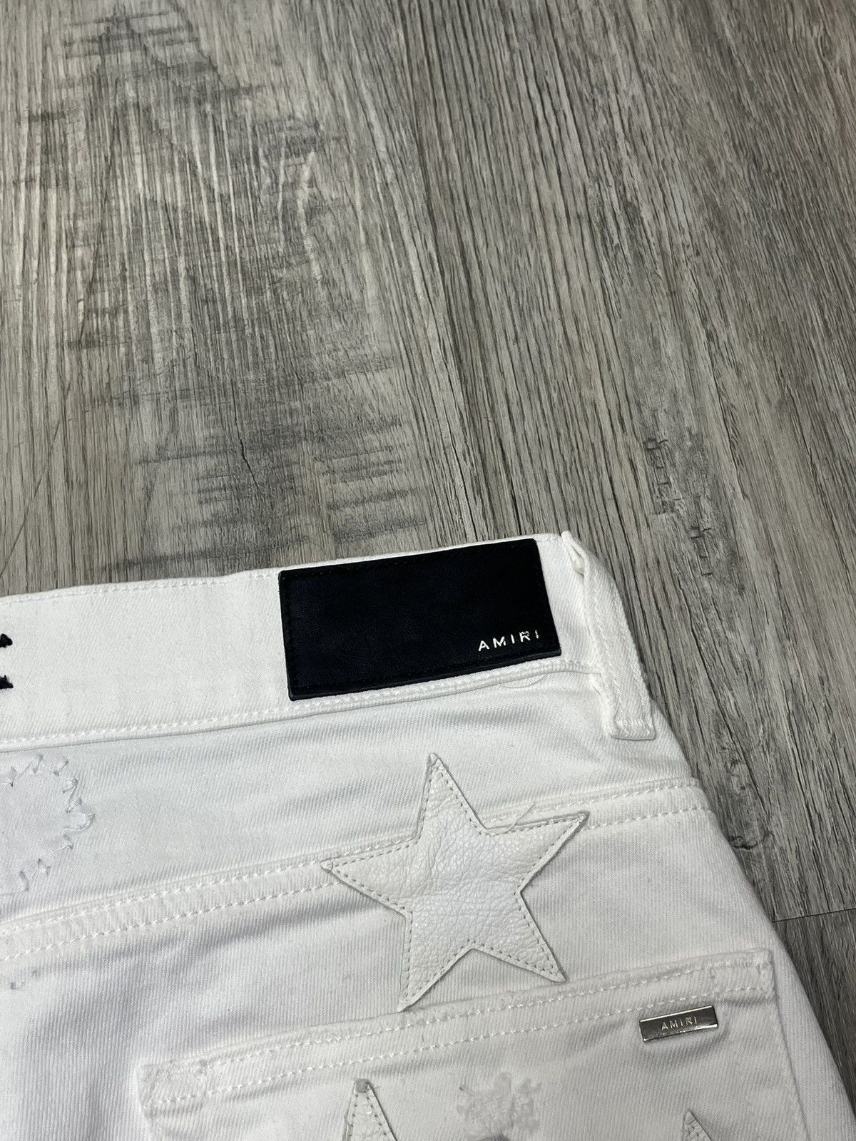 Amiri Amiri MX1 Chemist Jeans Triple White Stars White Denim Size US 32 / EU 48 - 5 Thumbnail