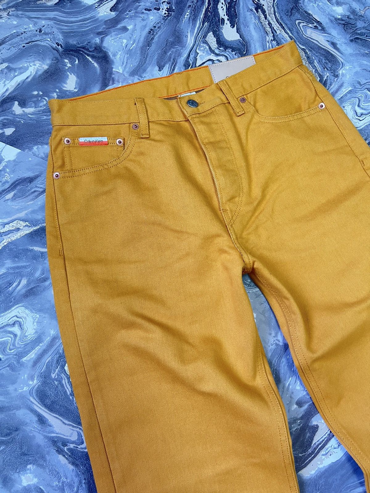 Calvin Klein × Heron Preston Heron Preston Calvin Klein Orange 2.0 Jeans Size US 32 / EU 48 - 4 Thumbnail