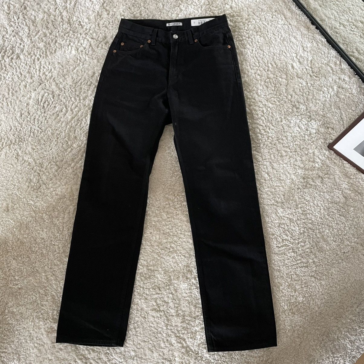 image of Our Legacy Second Cut In Black Selvedge, Men's (Size 30)