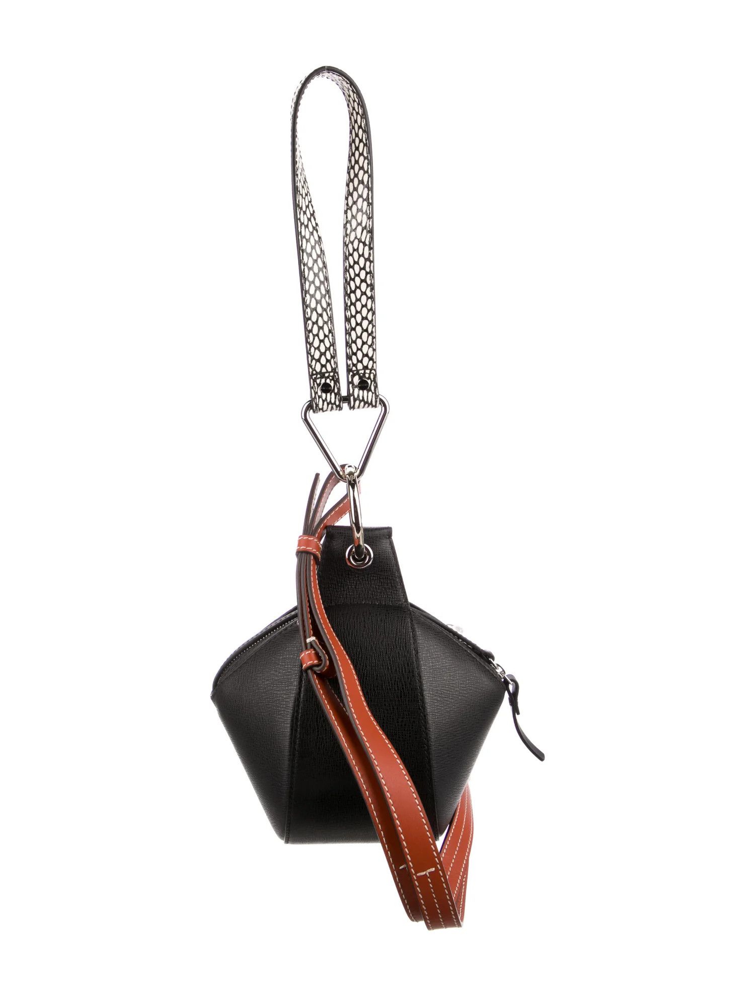 Proenza Schouler o1tko10125 Size: OS / Grainy Leather-Zipper Pochette Black Size ONE SIZE - 4 Thumbnail