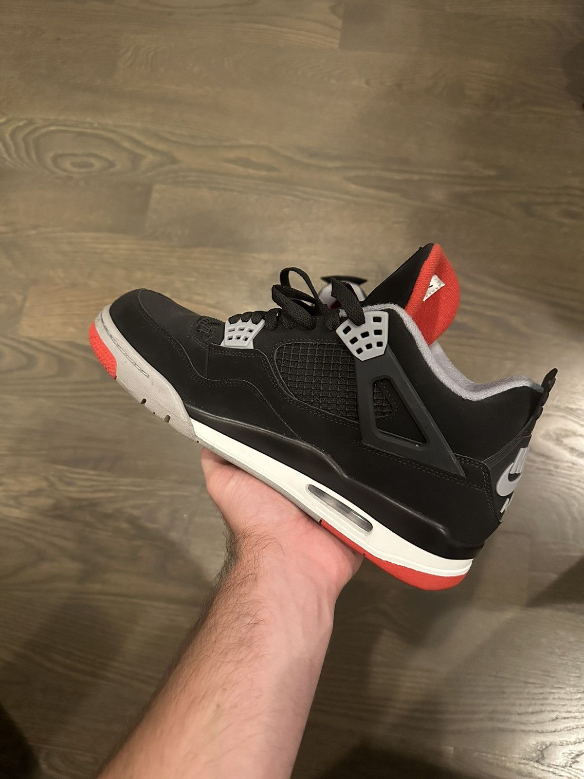 Jordan Brand Air Jordan 4 Bred 2019 Size US 11 / EU 44 - 5 Thumbnail