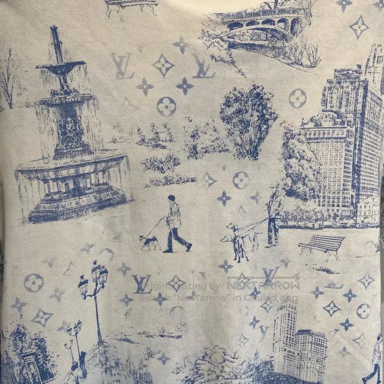 Louis Vuitton Louis Vuitton Park printed short sleeves Size US L / EU 52-54 / 3 - 5 Thumbnail